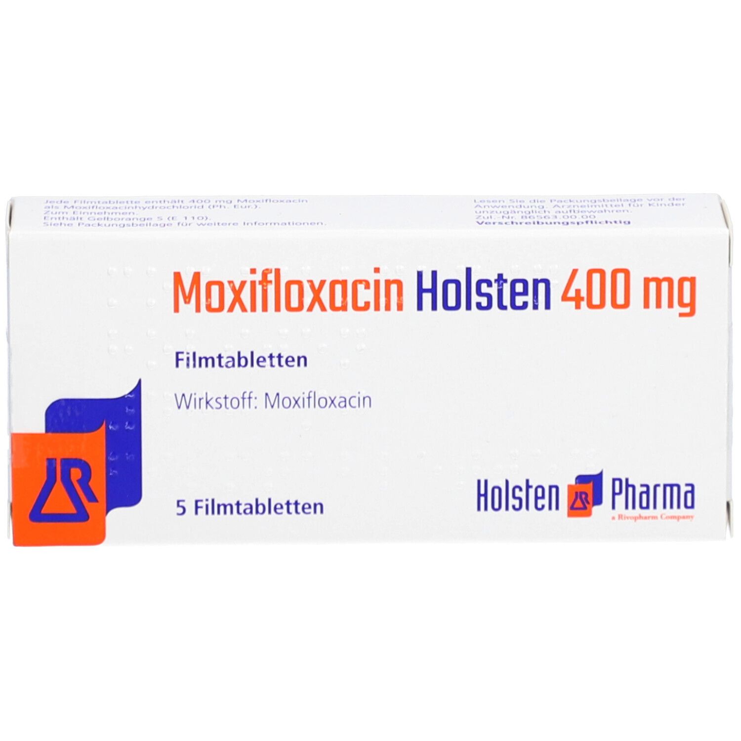 Moxifloxacin Holsten 400 mg