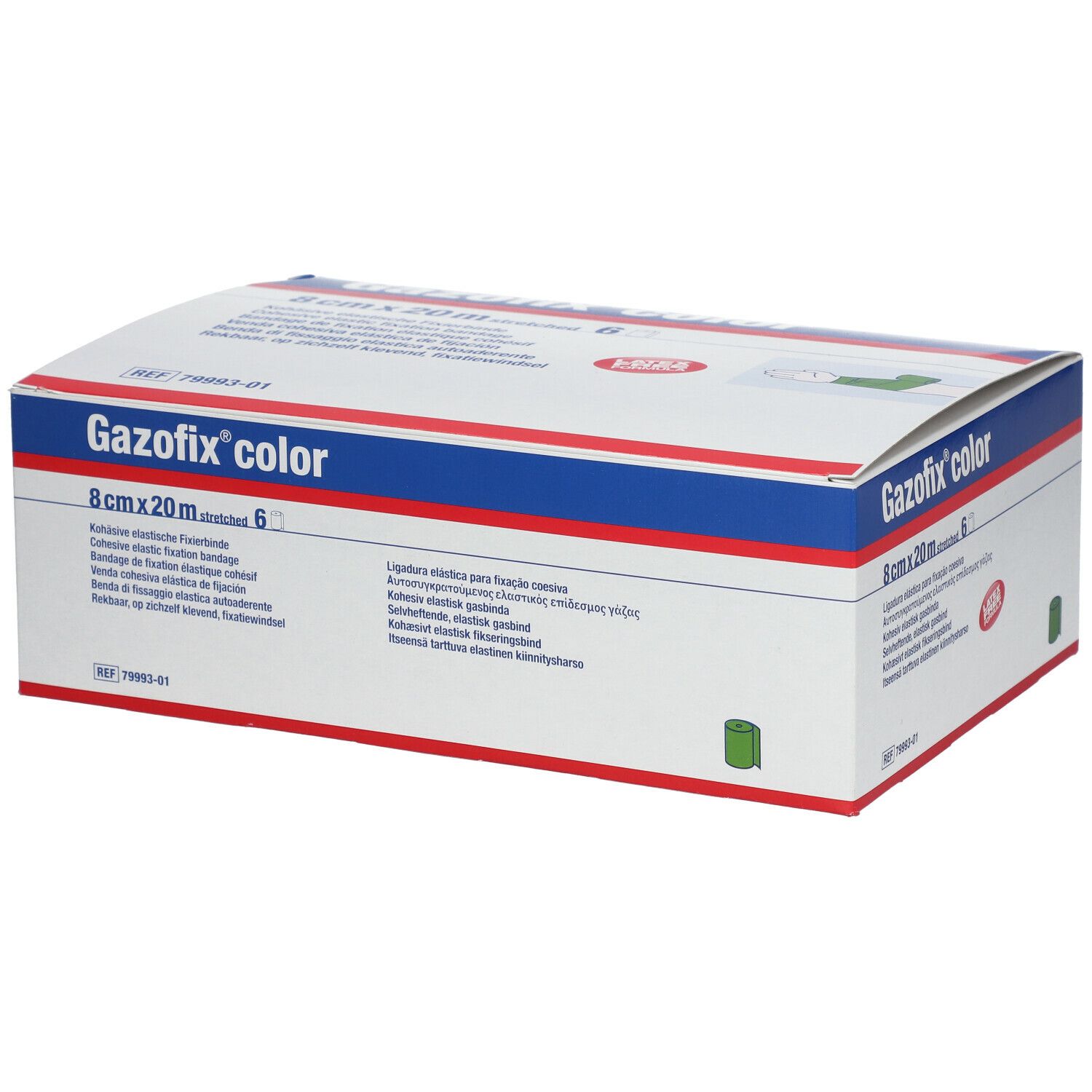 Gazofix® color 8 cm x 20 m grün