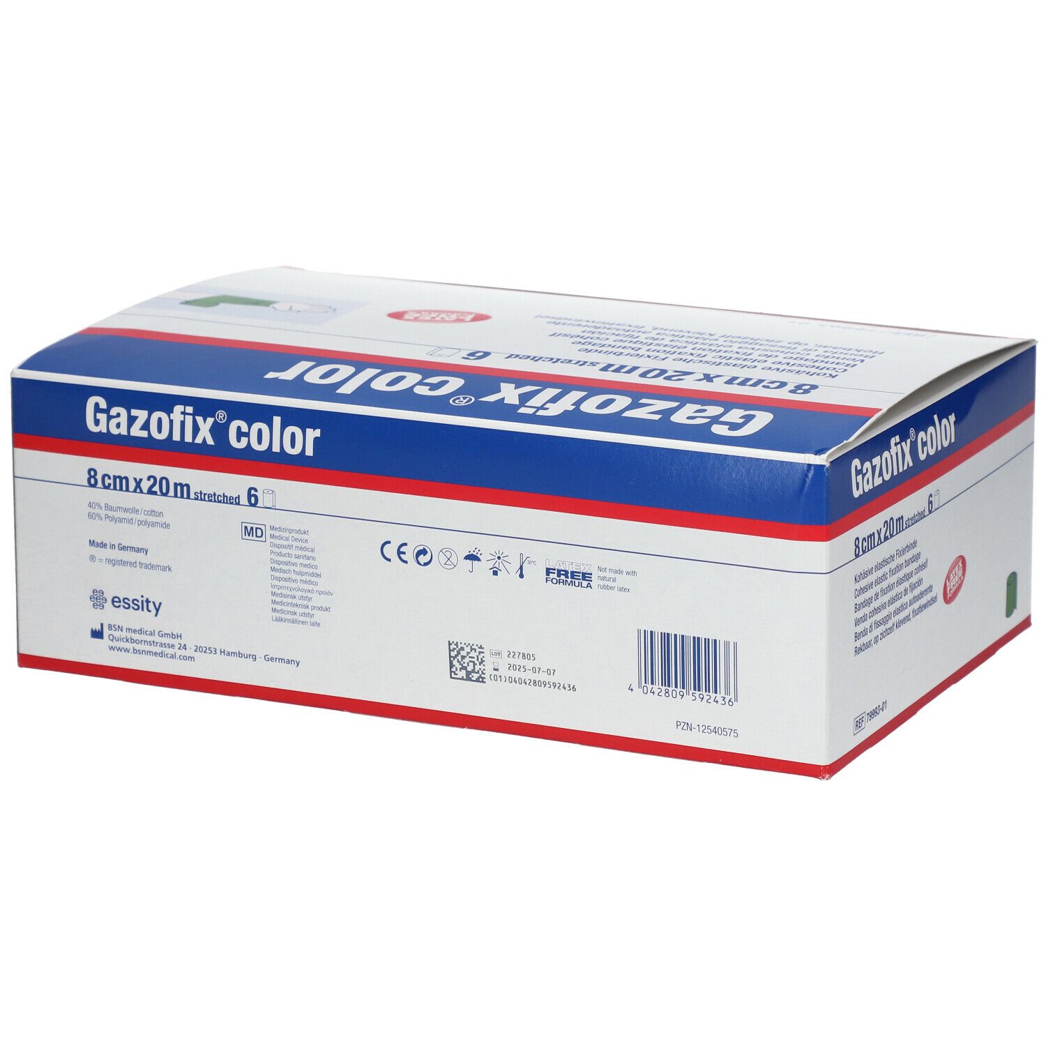 Gazofix® color 8 cm x 20 m grün