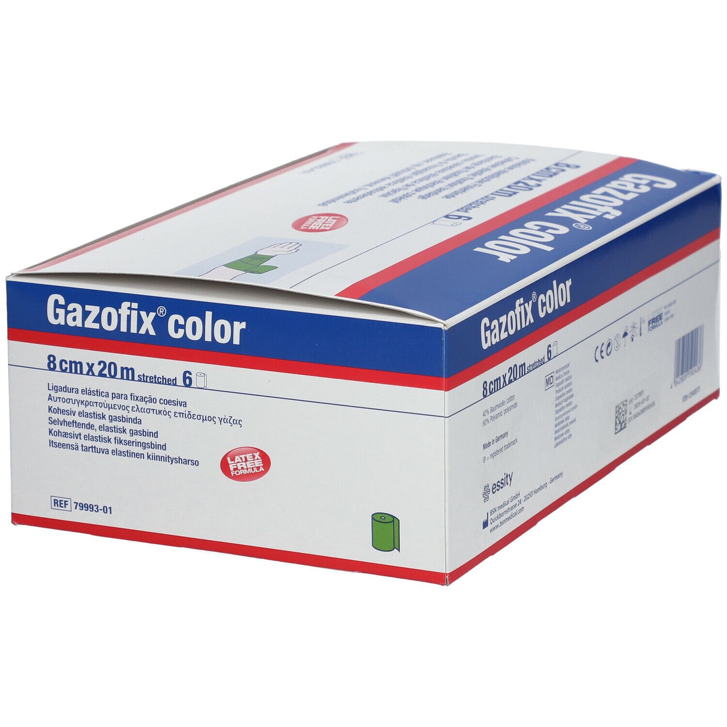 Gazofix® color 8 cm x 20 m grün