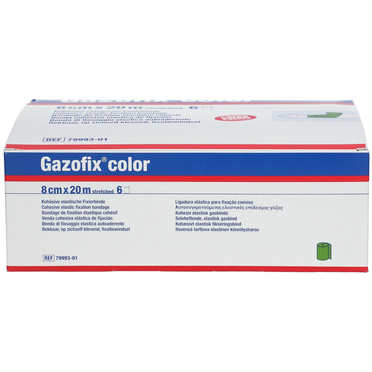 Gazofix® color 8 cm x 20 m grün