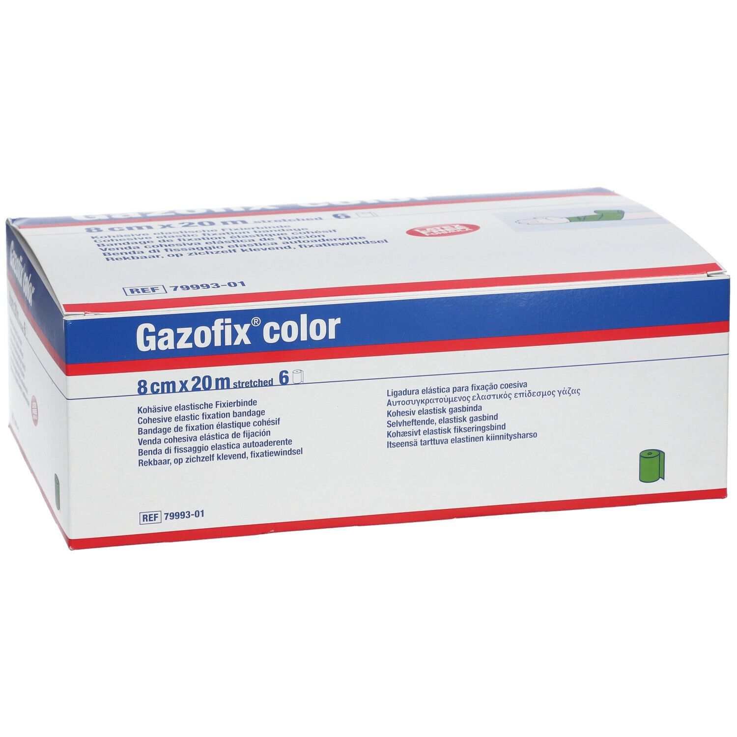 Gazofix® color 8 cm x 20 m grün