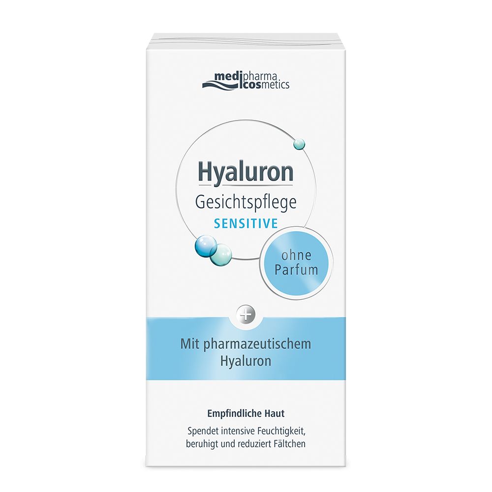 medipharma cosmetics Hyaluron Gesichtspflege Sensitive