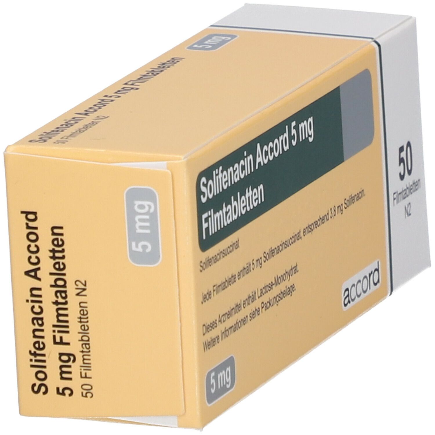 Solifenacin Accord 5 mg Filmtabletten 50 St