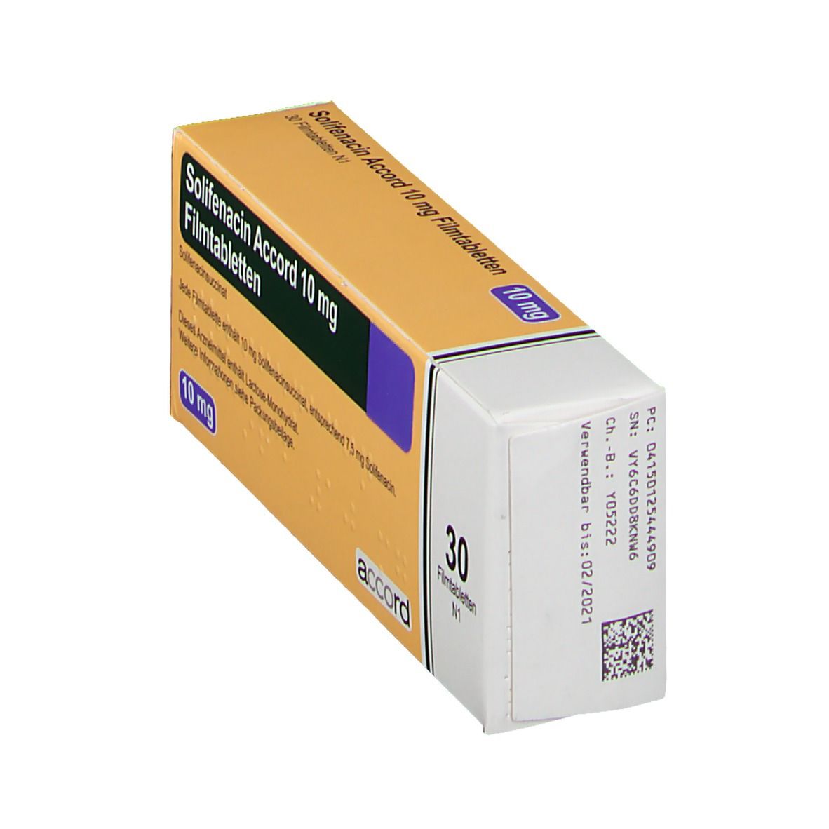 Solifenacin Accord 10 mg Filmtabletten 30 St