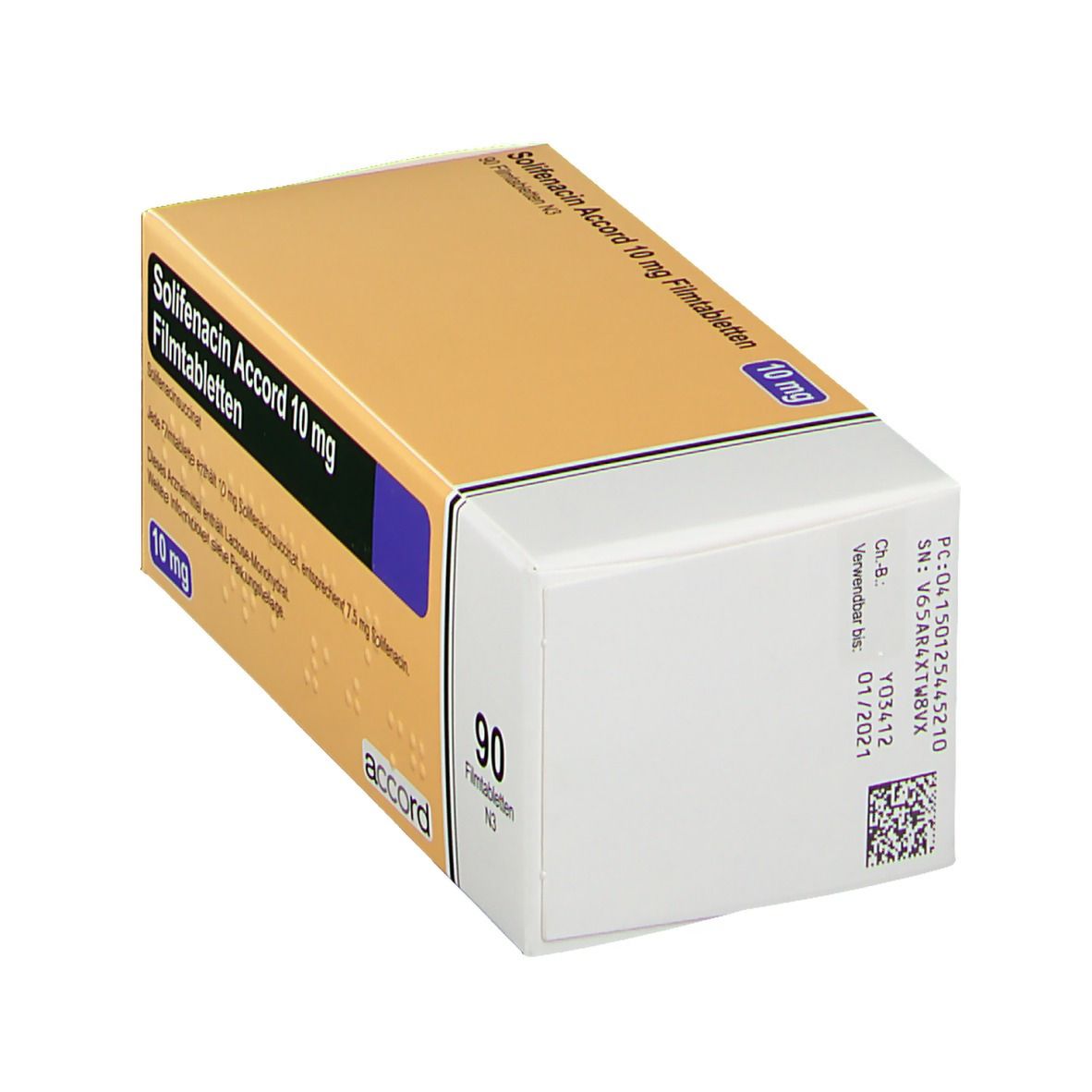 Solifenacin Accord 10 mg Filmtabletten 90 St