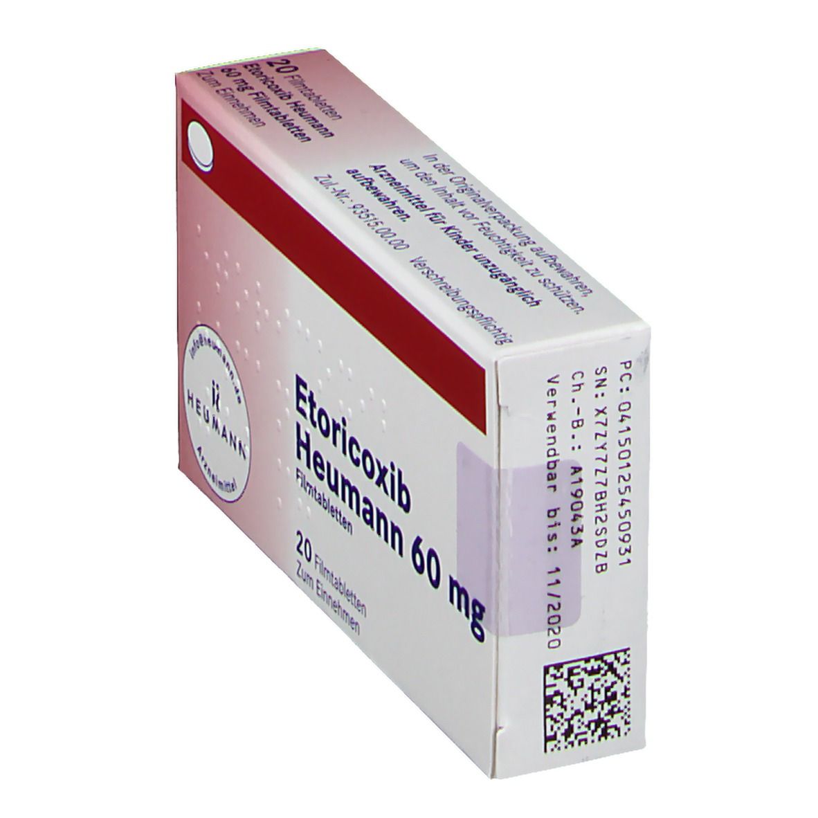 Etoricoxib Heumann 60 mg