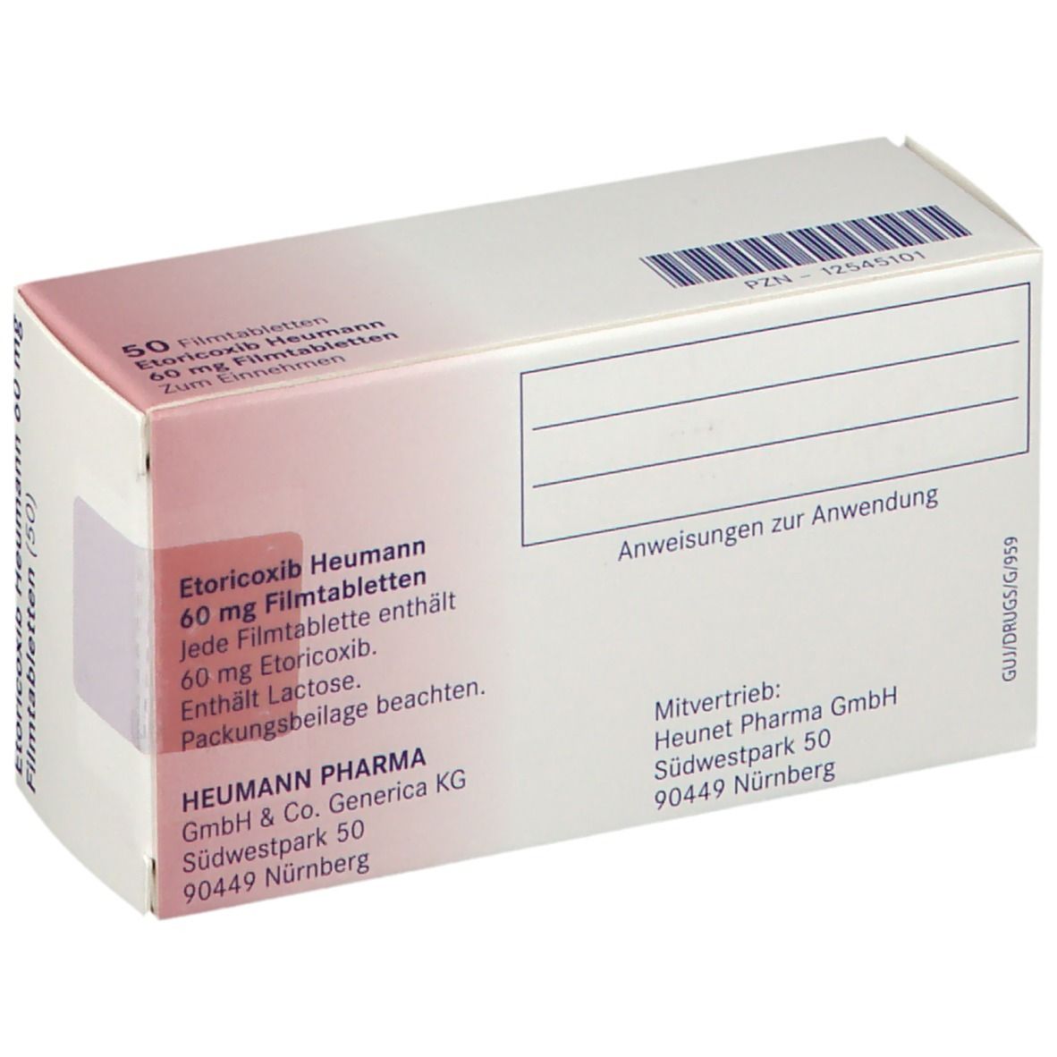 Etoricoxib Heumann 60 mg