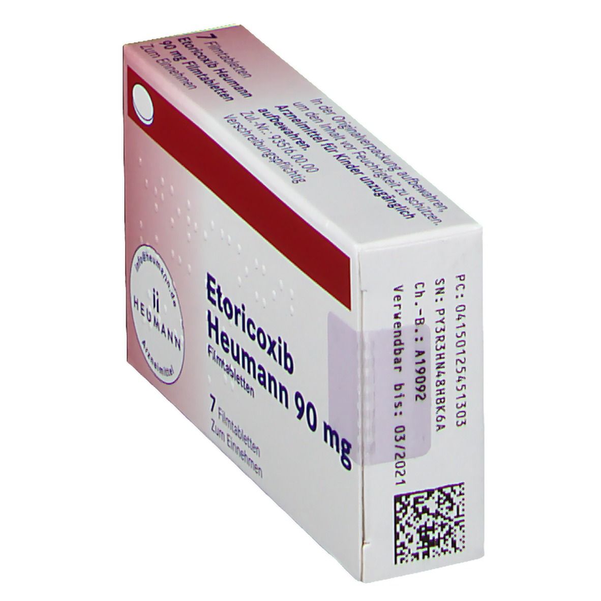 Etoricoxib Heumann 90 mg Filmtabletten 7 St