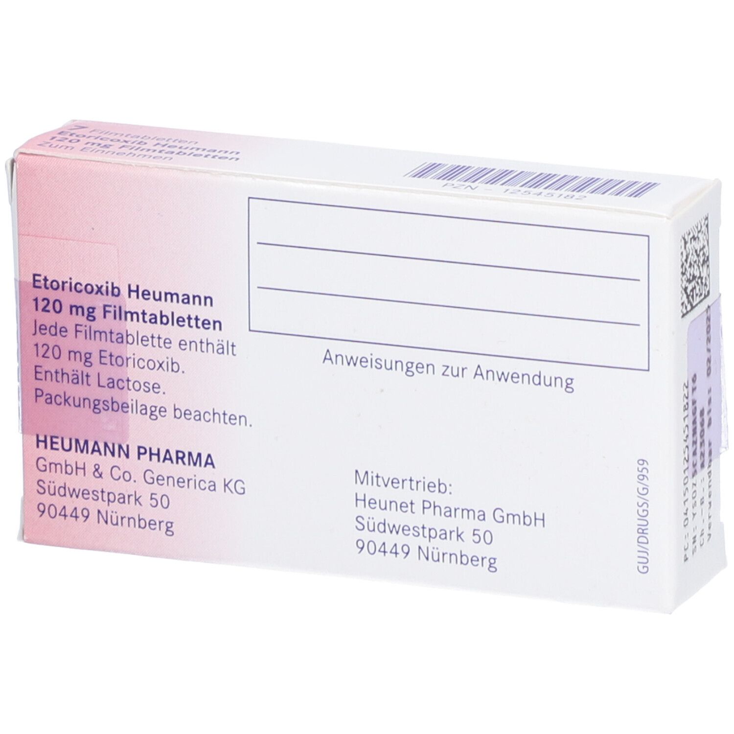 Etoricoxib Heumann 120 mg