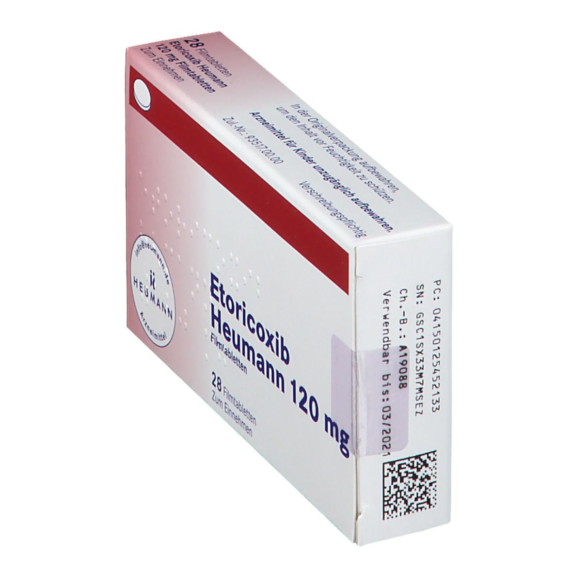 Etoricoxib Heumann 120 mg Filmtabletten 28 St