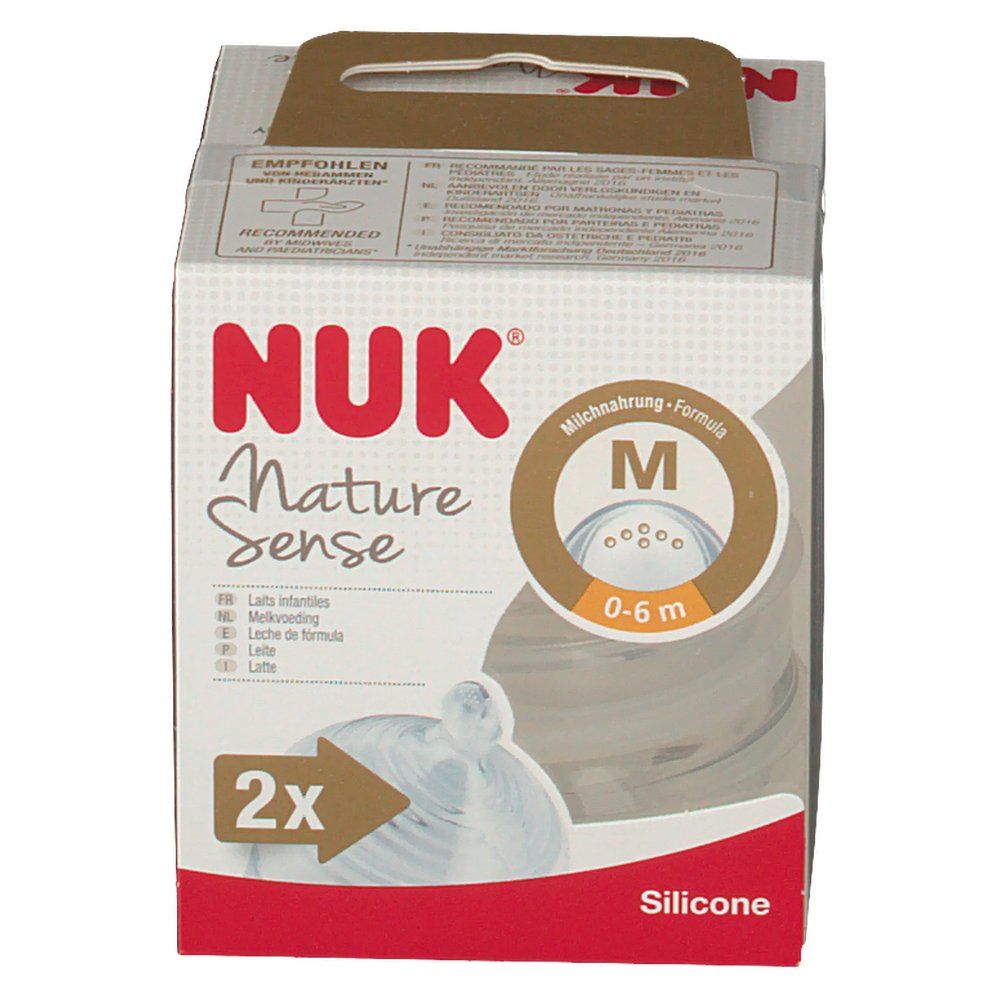 NUK® Nature Sense Trinksauger Größe 0 bis 6 Monaten M