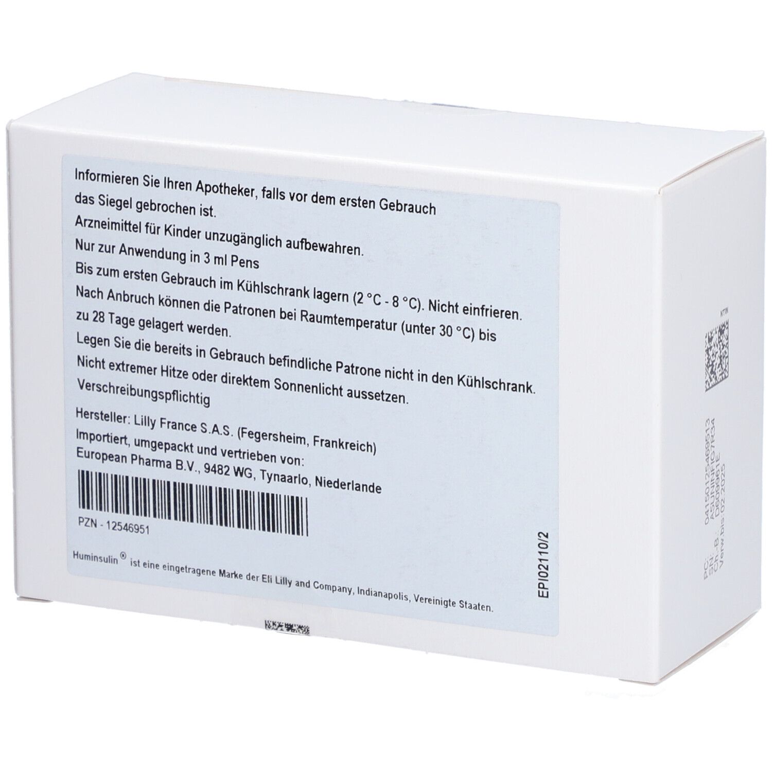 HUMINSULIN Normal f.Pen 3 ml 100 I.E./ml Inj.-Lsg.