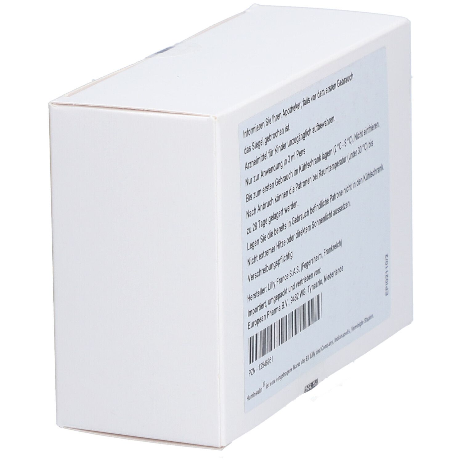 HUMINSULIN Normal f.Pen 3 ml 100 I.E./ml Inj.-Lsg.