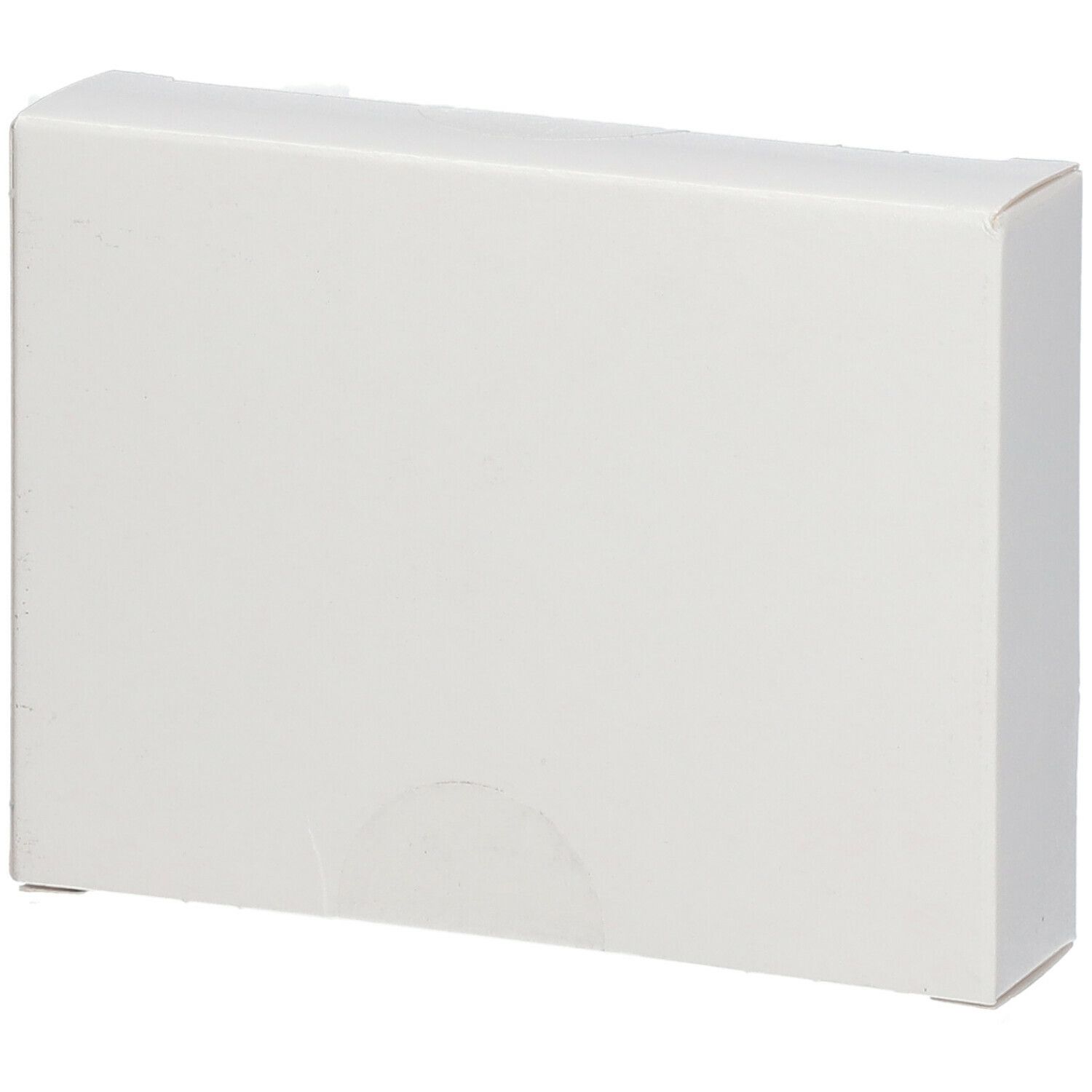 Weiße rechteckige Verpackung. Keine Beschriftung sichtbar.