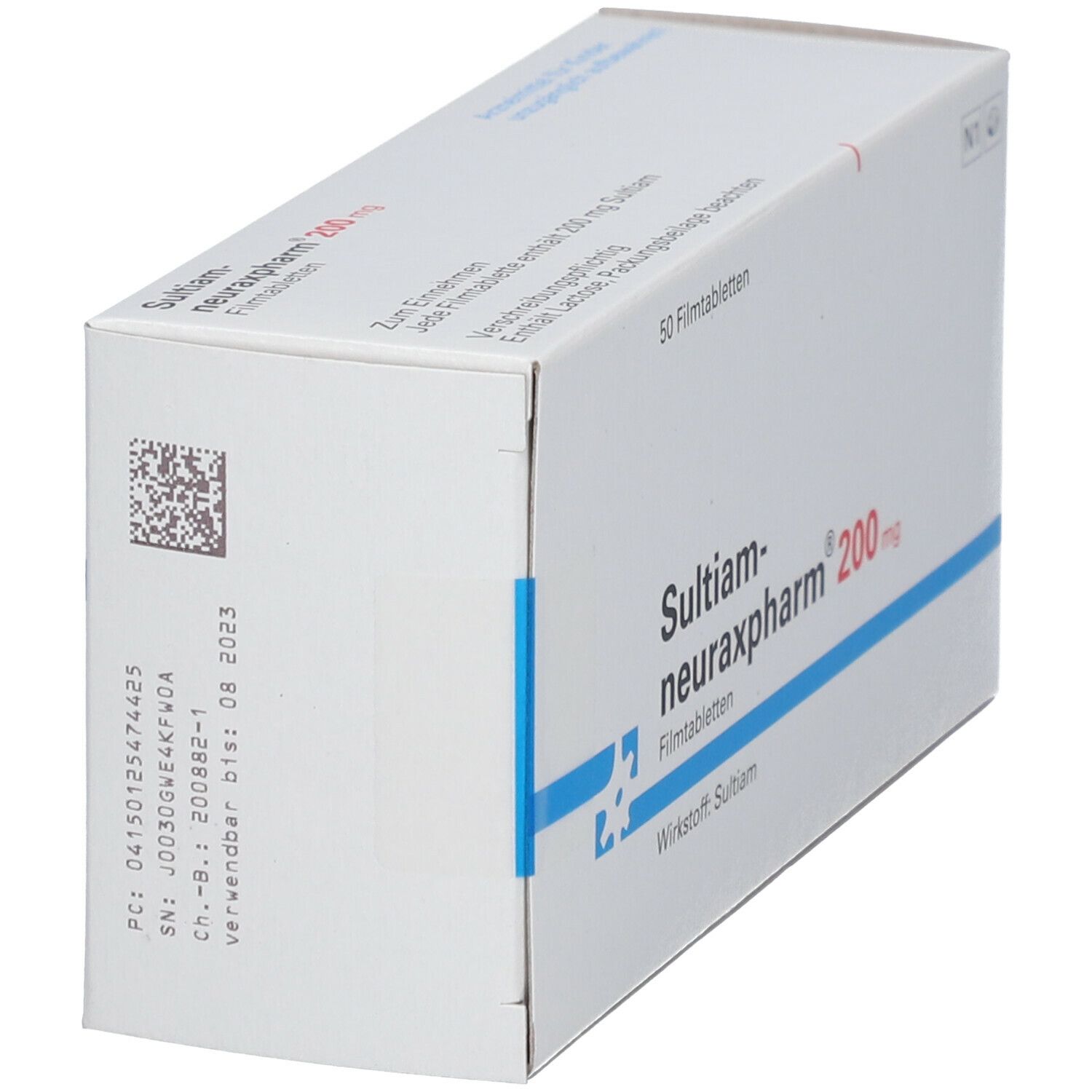 SULTIAM-neuraxpharm 200 mg Filmtabletten 50 St