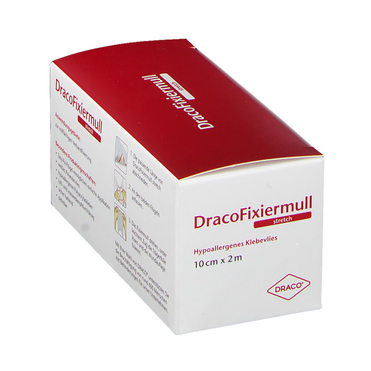 Draco® Fixiermull stretch 10 cm x 2 m