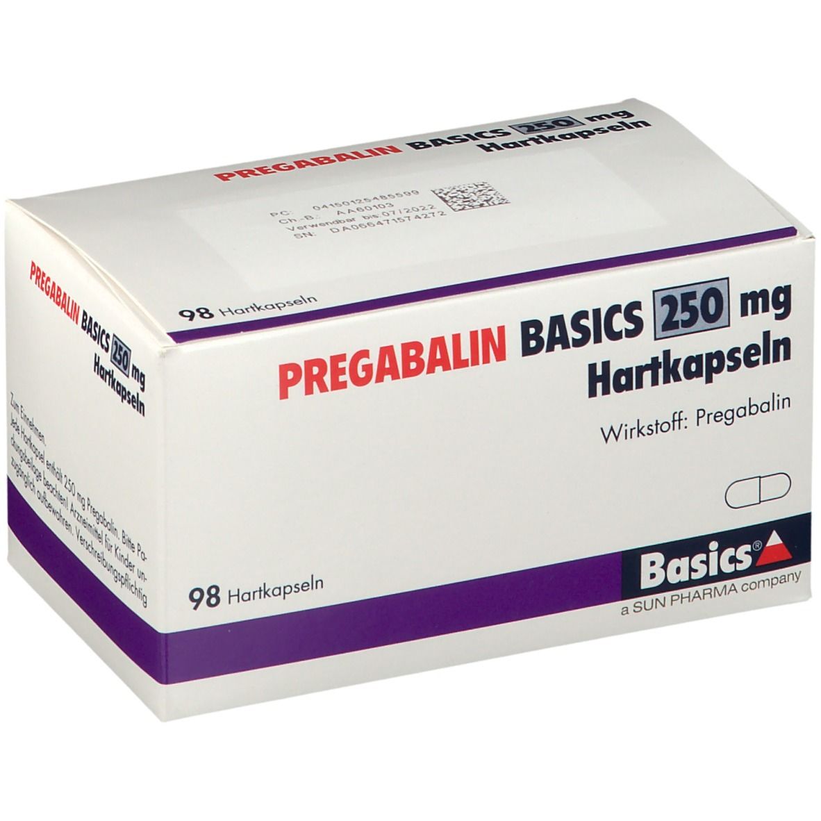 PREGABALIN BASICS 250 mg
