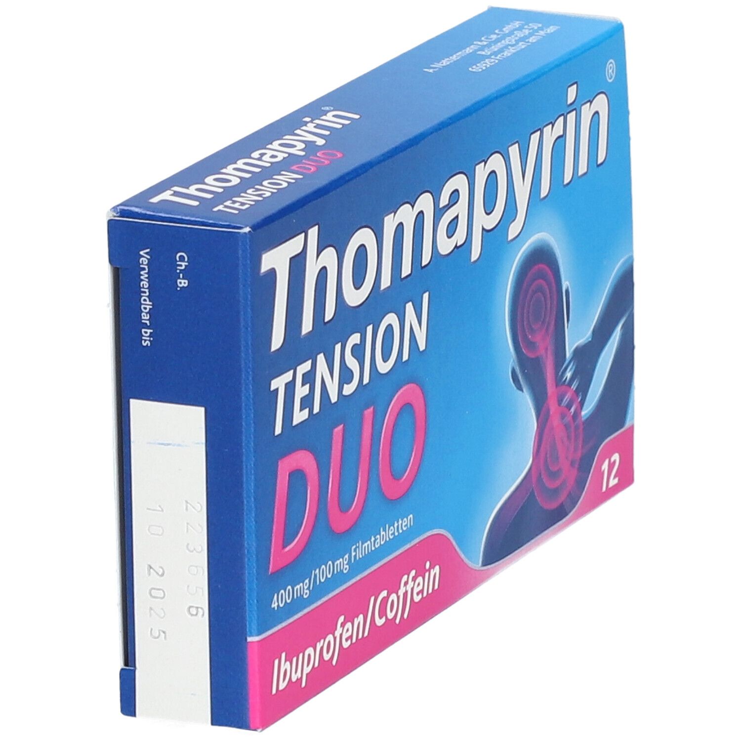 Thomapyrin TENSION DUO bei Kopfschmerzen: Ibuprofen/Coffein