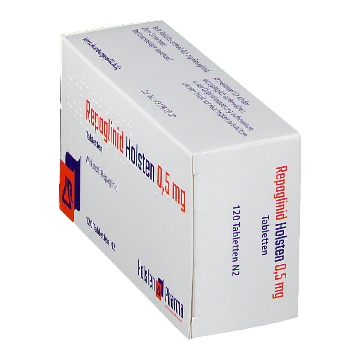 Repaglinid Holsten 0,5 mg Tabletten 120 St