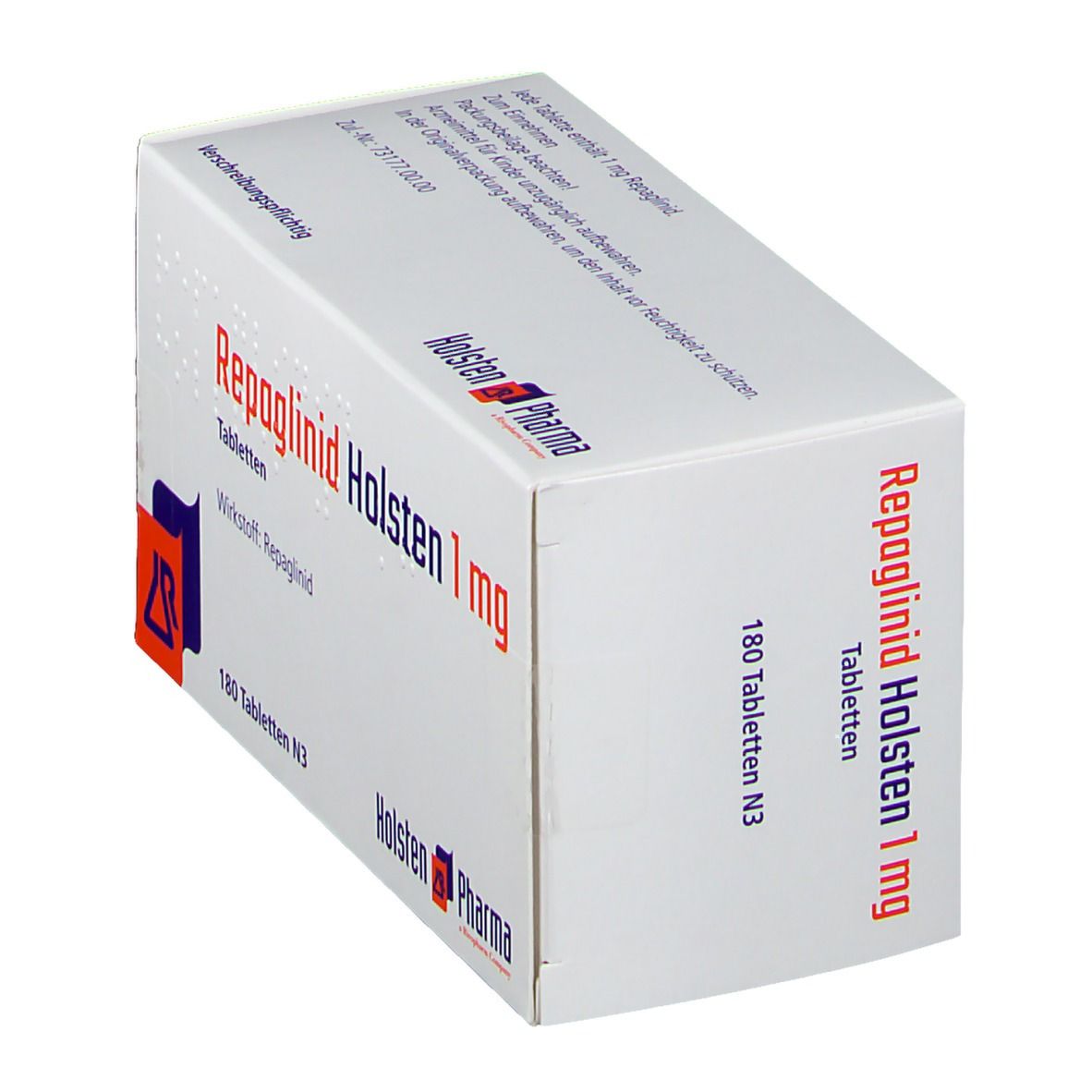 Repaglinid Holsten 1 mg Tabletten 180 St