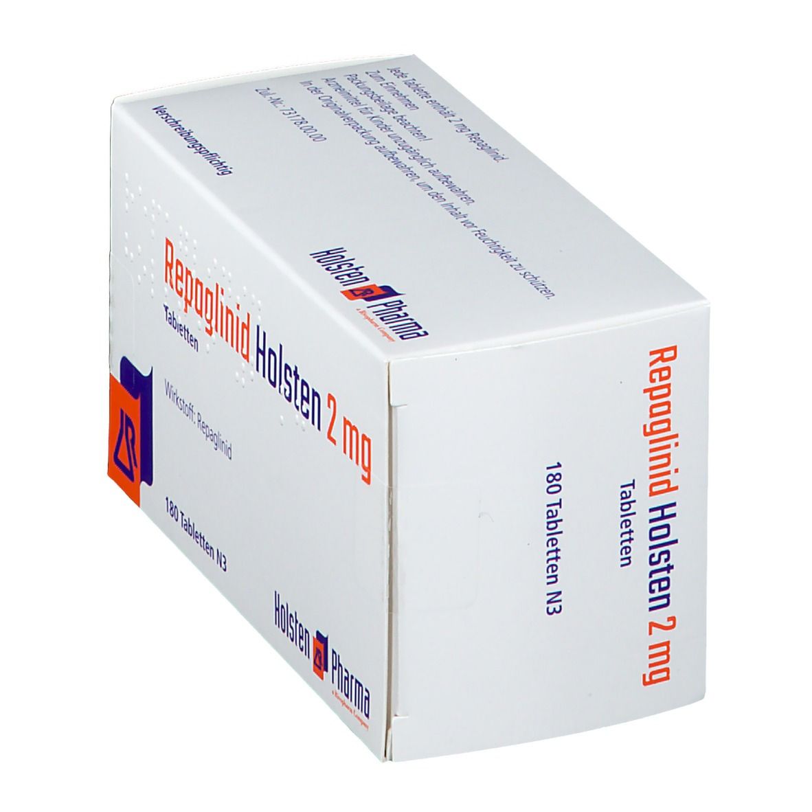 Repaglinid Holsten 2 mg Tabletten 180 St