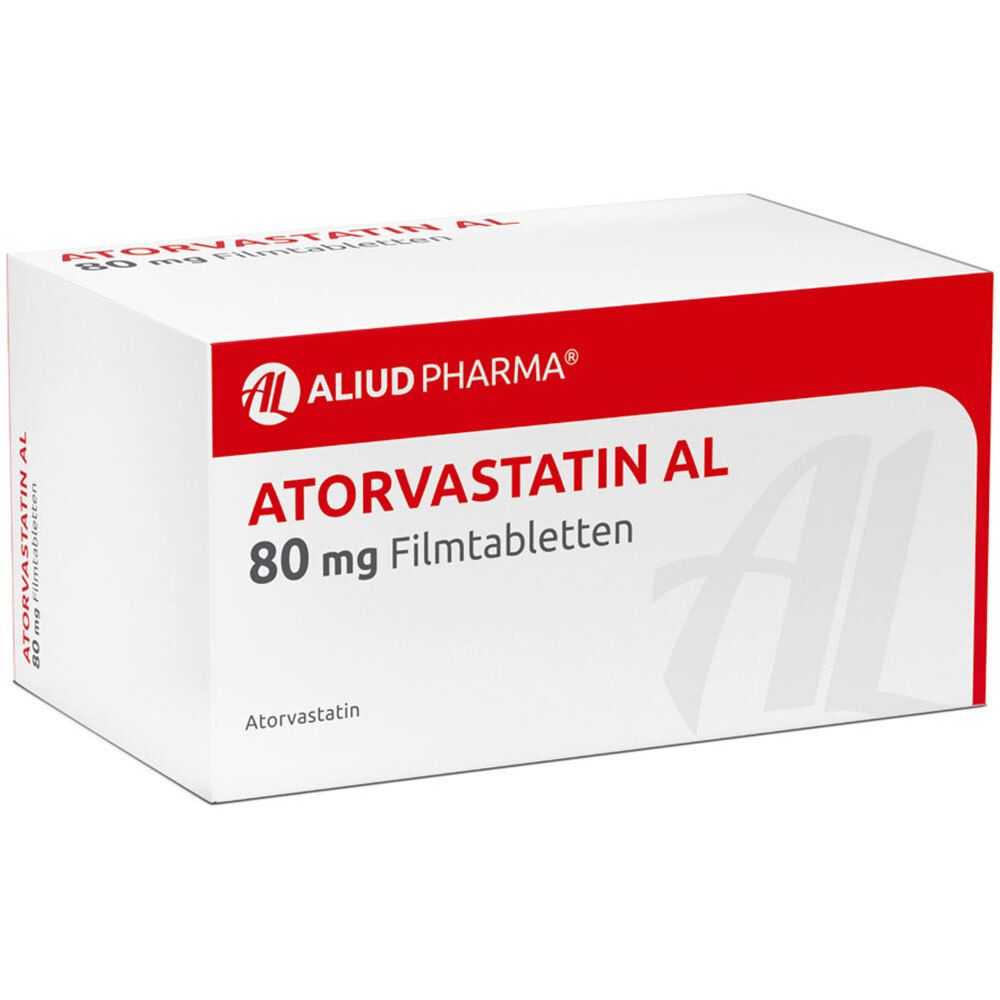 ATORVASTATIN AL 80 mg Filmtabletten