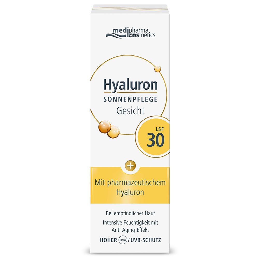 medipharma cosmetics Hyaluron Sonnenpflege Gesicht LSF 30