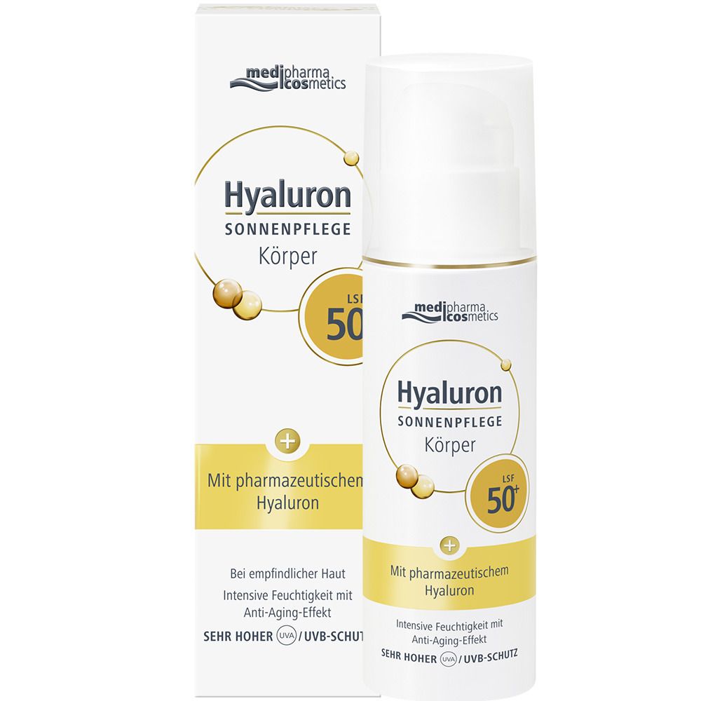medipharma cosmetics Hyaluron Sonnenpflege Körper LSF 50+