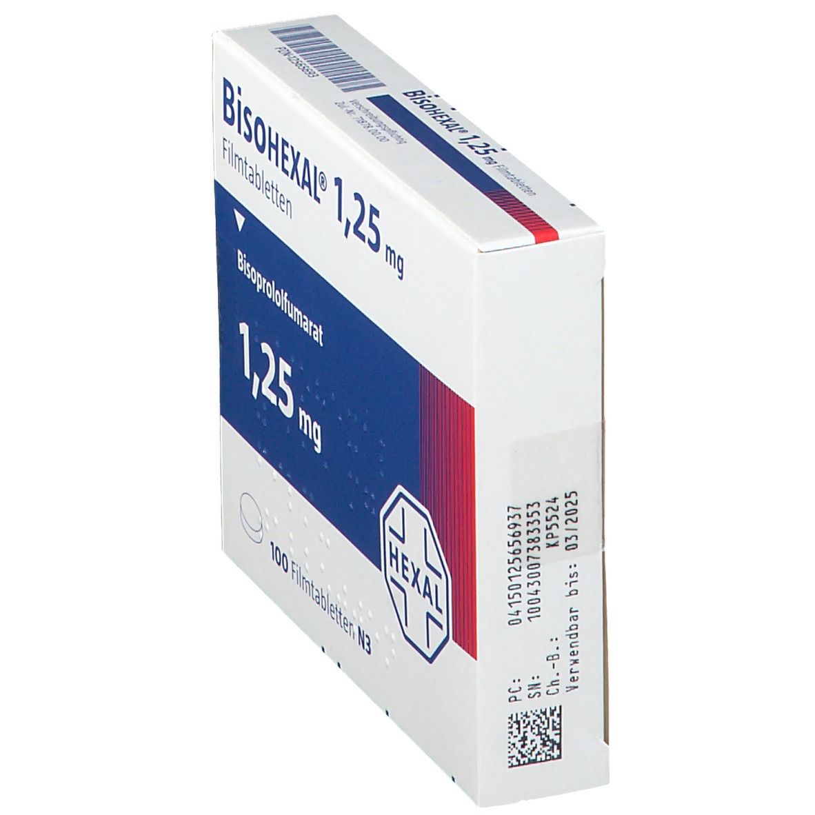 BisoHEXAL® 1,25 mg