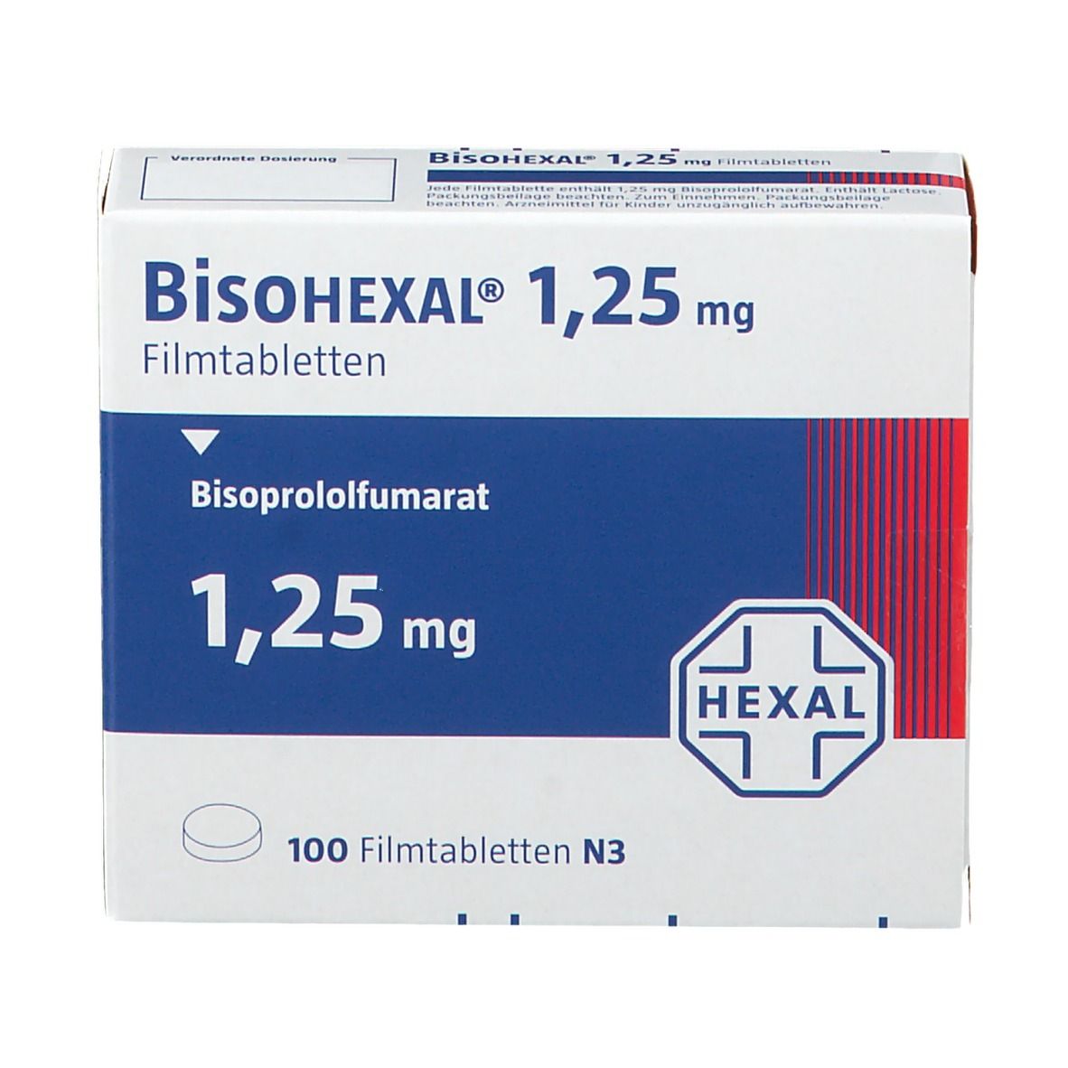 BisoHEXAL® 1,25 mg