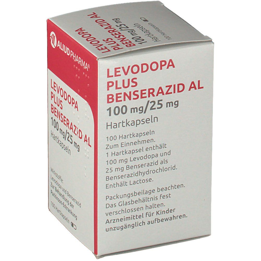 Levodopa Plus Benserazid AL 100 mg/25 mg