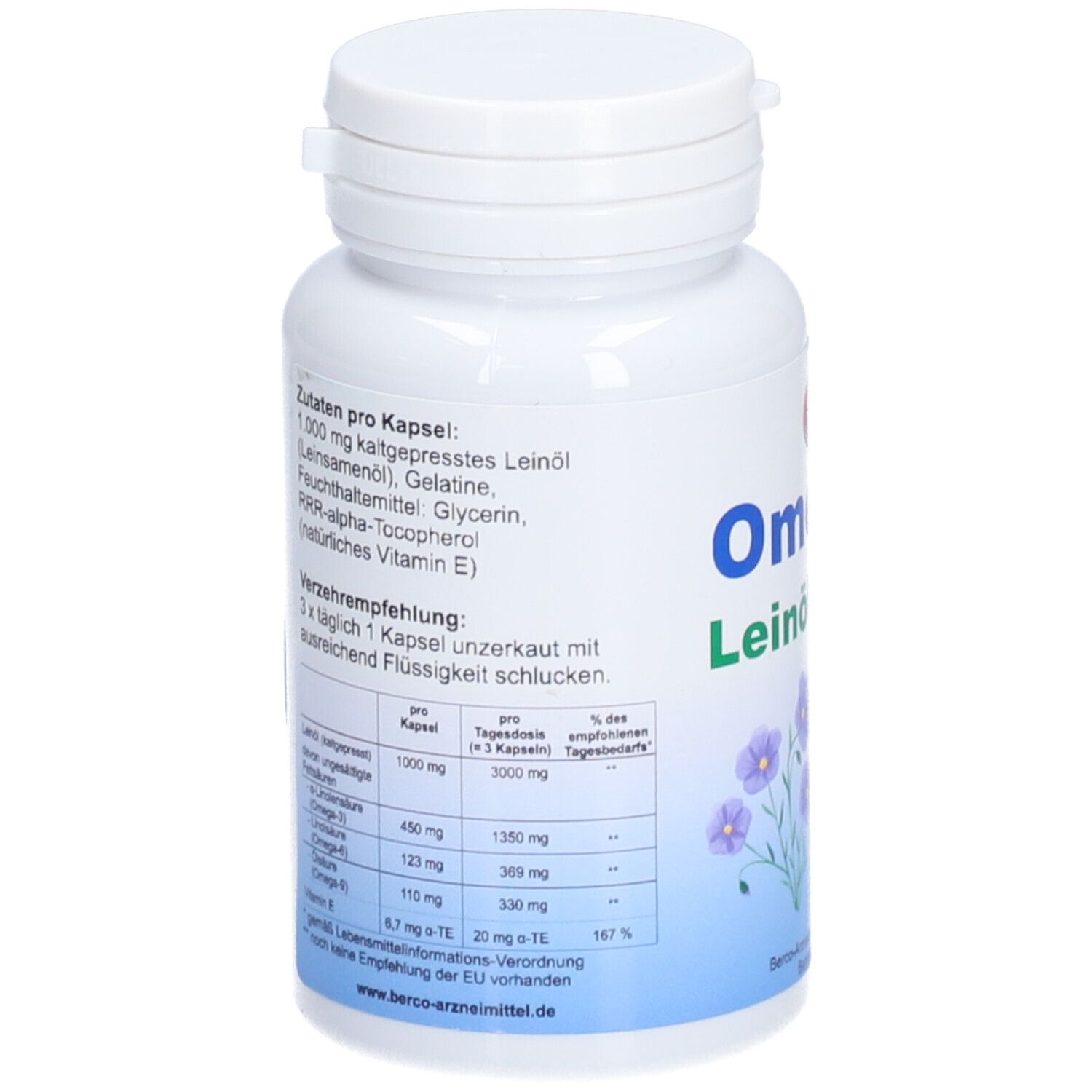 BERCO Omega33 Leinenöl 1000