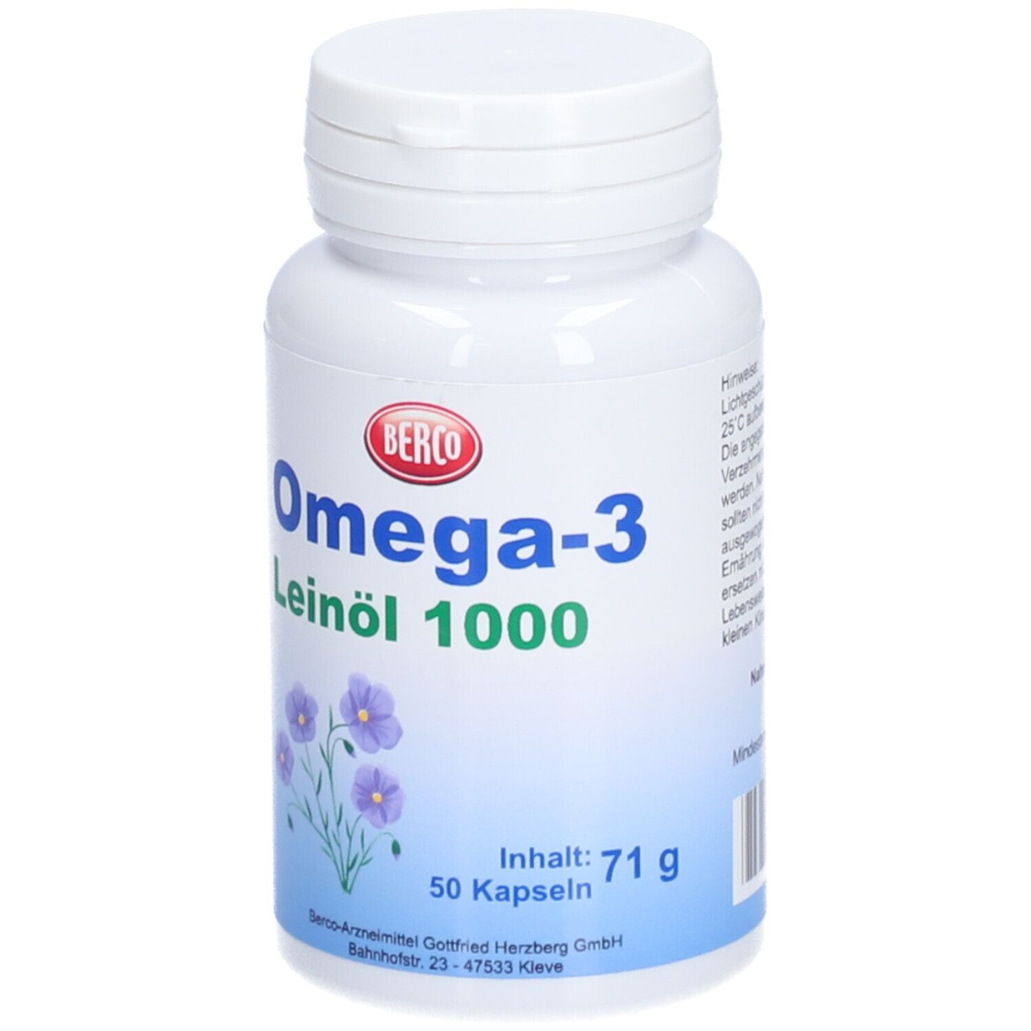 BERCO Omega33 Leinenöl 1000