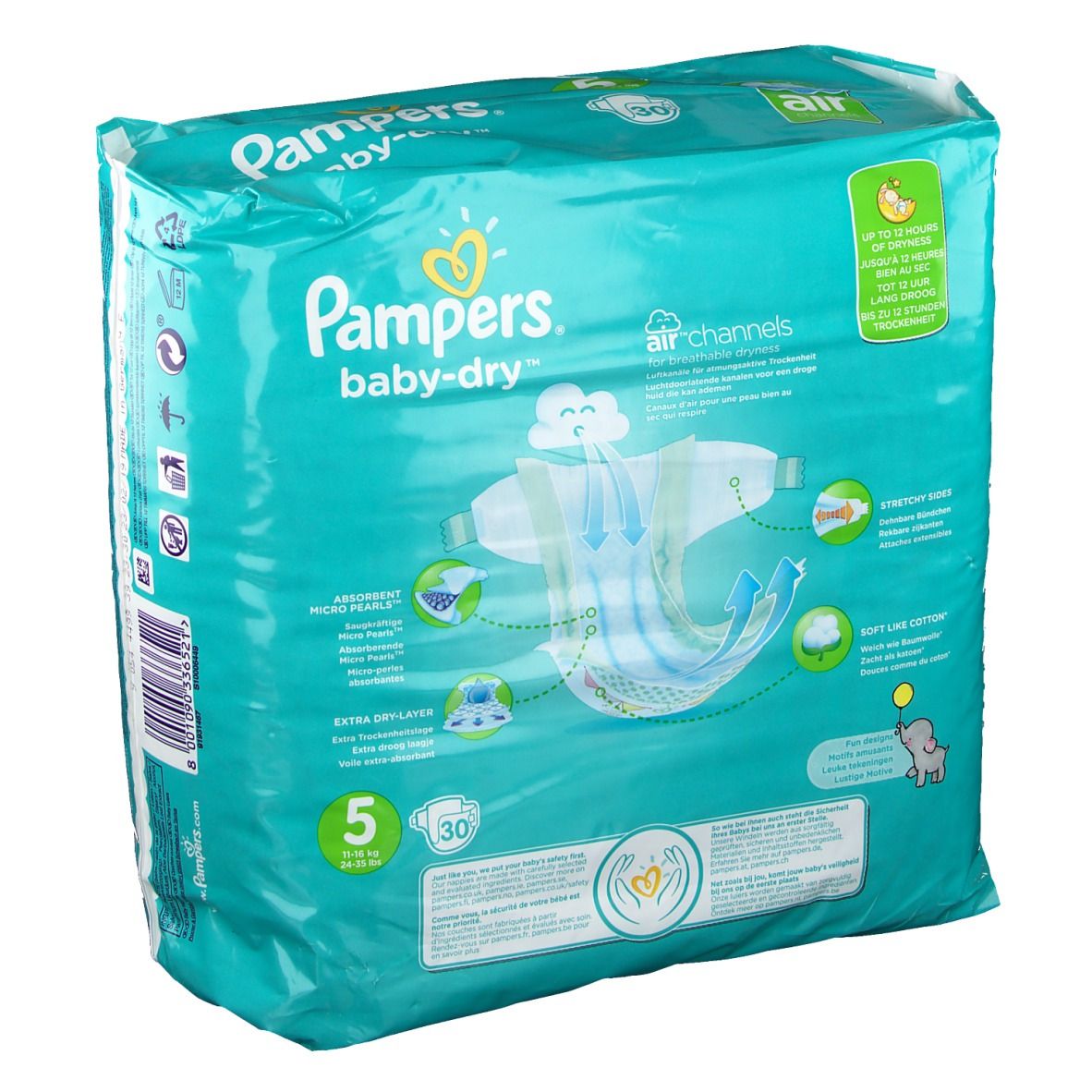 Pampers® Baby Dry Gr5 Junior 11 - 23 kg Sparpack