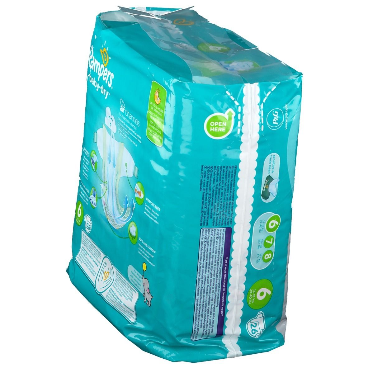 Pampers® Baby Dry Gr. 6 XL 15 + kg Sparpack