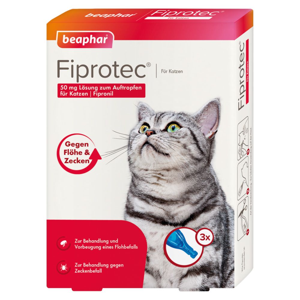 Fiprotec® 50 mg Lösung zum Auftropfen für Katzen