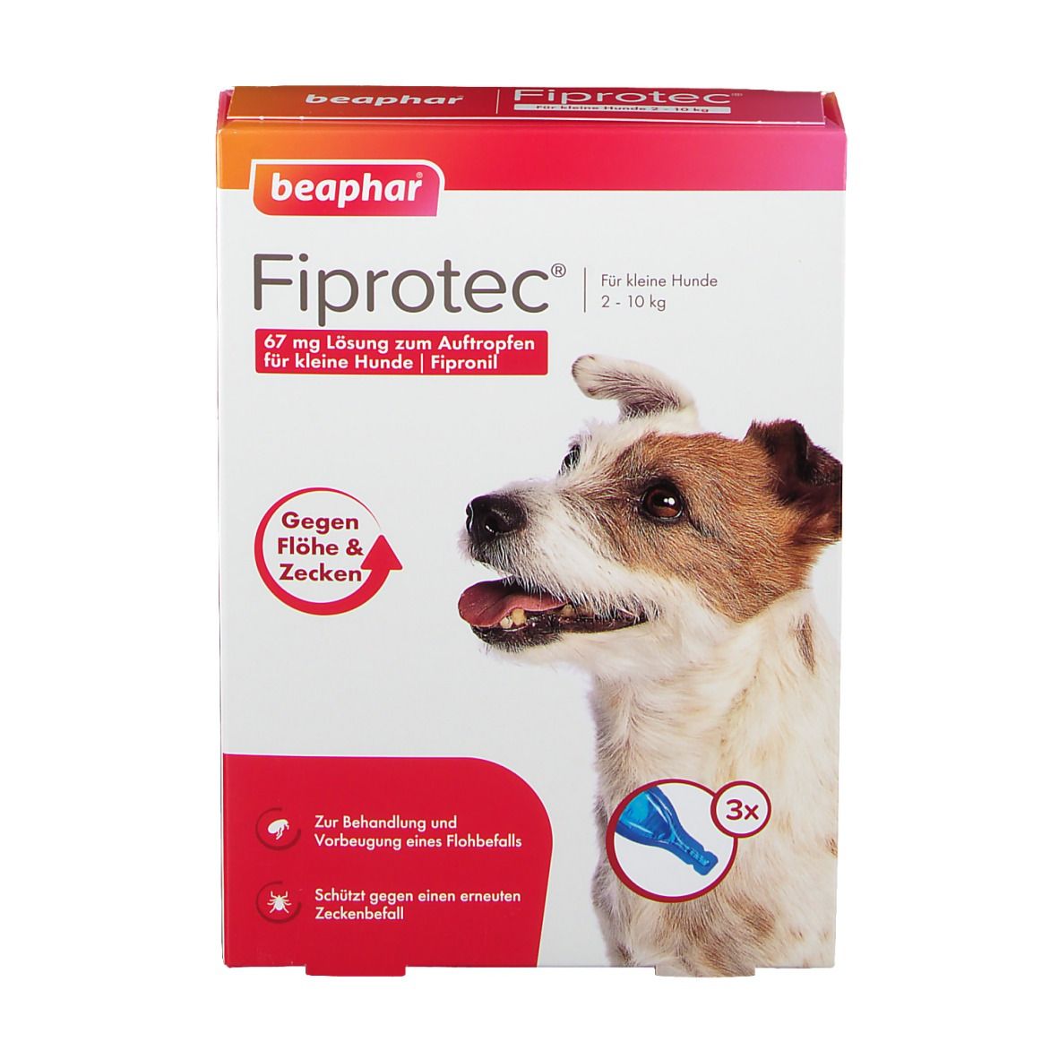 Fiprotec® 67 mg Lösung zum Auftropfen für kleine Hunde