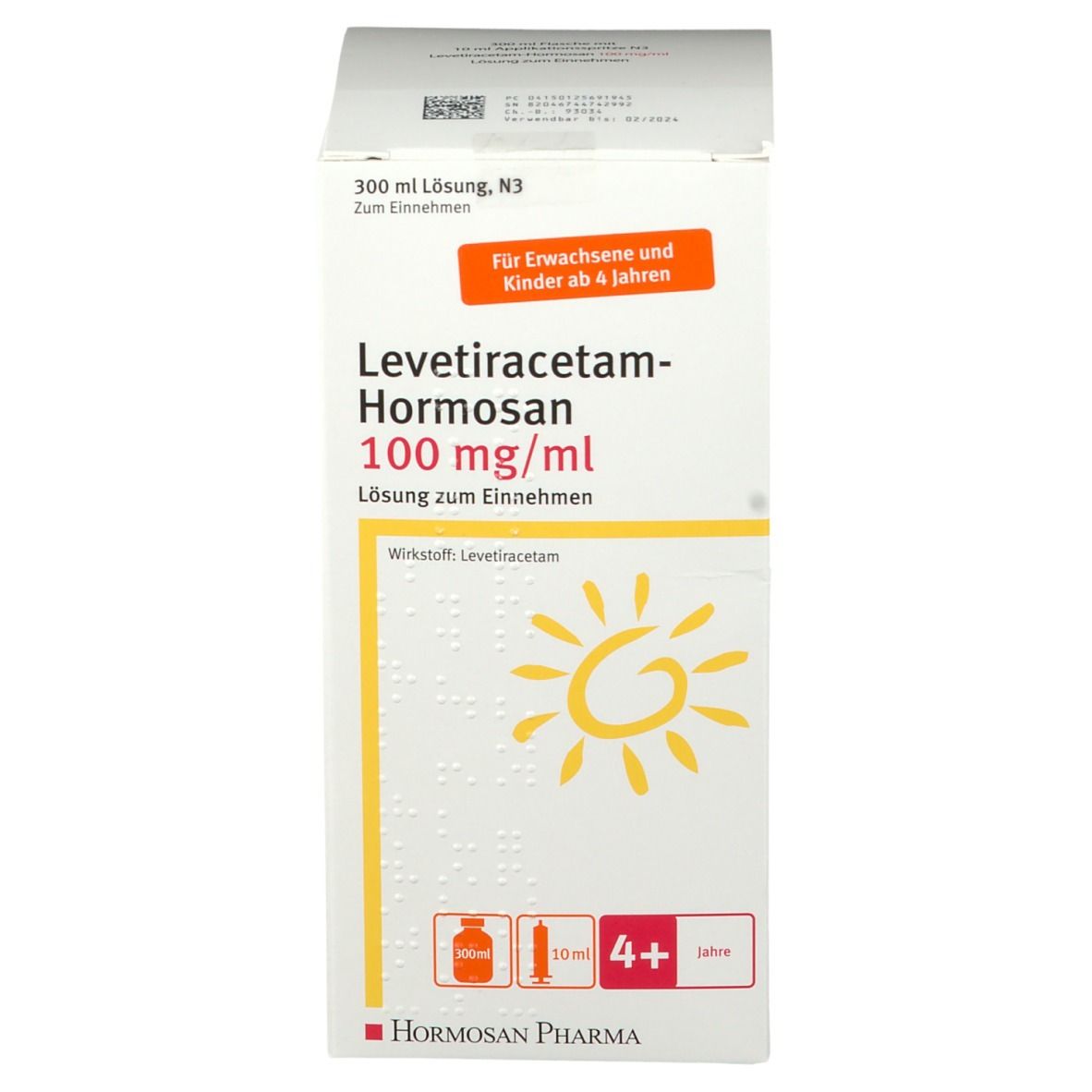 Levetiracetam-Hormosan 100 mg/ml