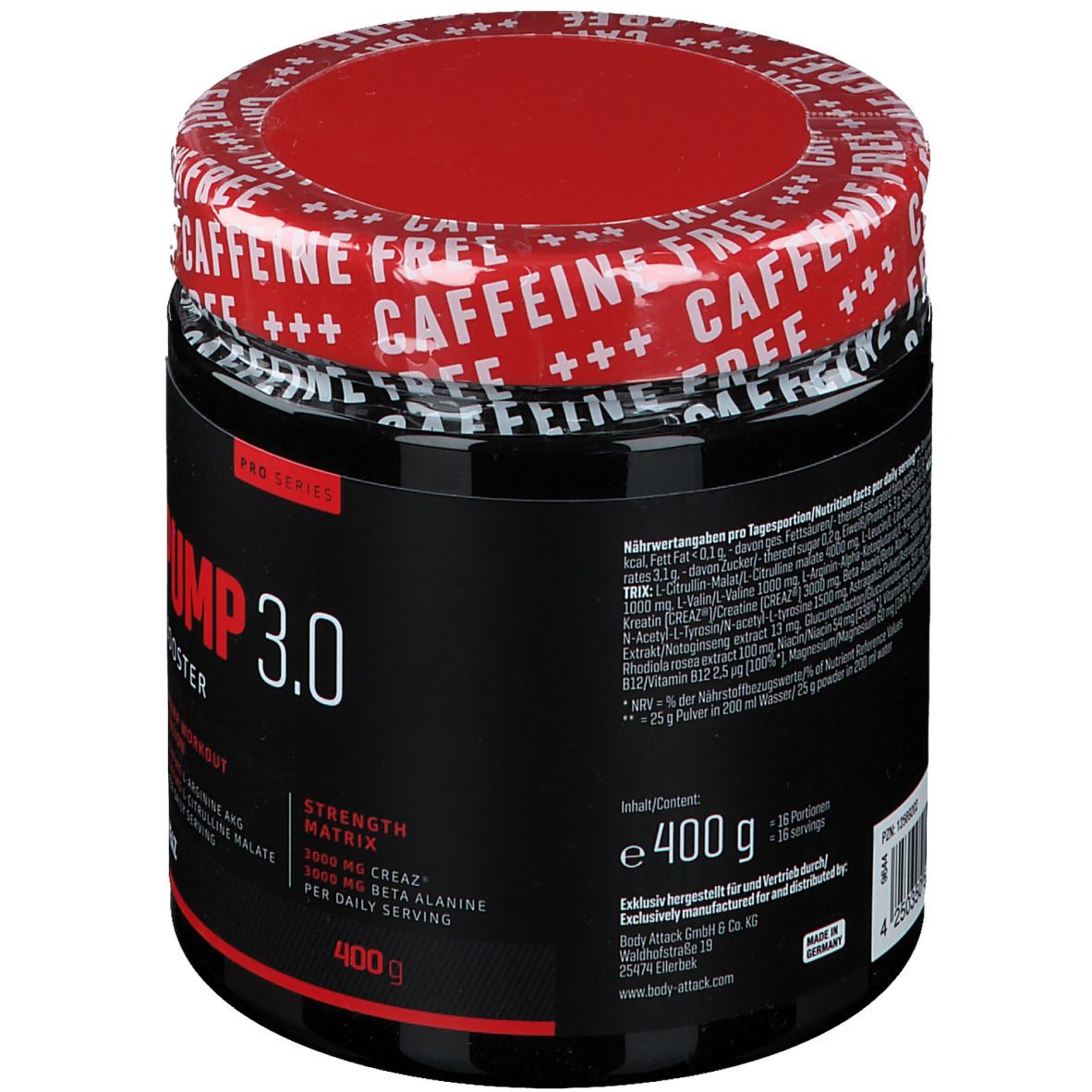 Body Attack Nitro Pump 3.0 Cranberry