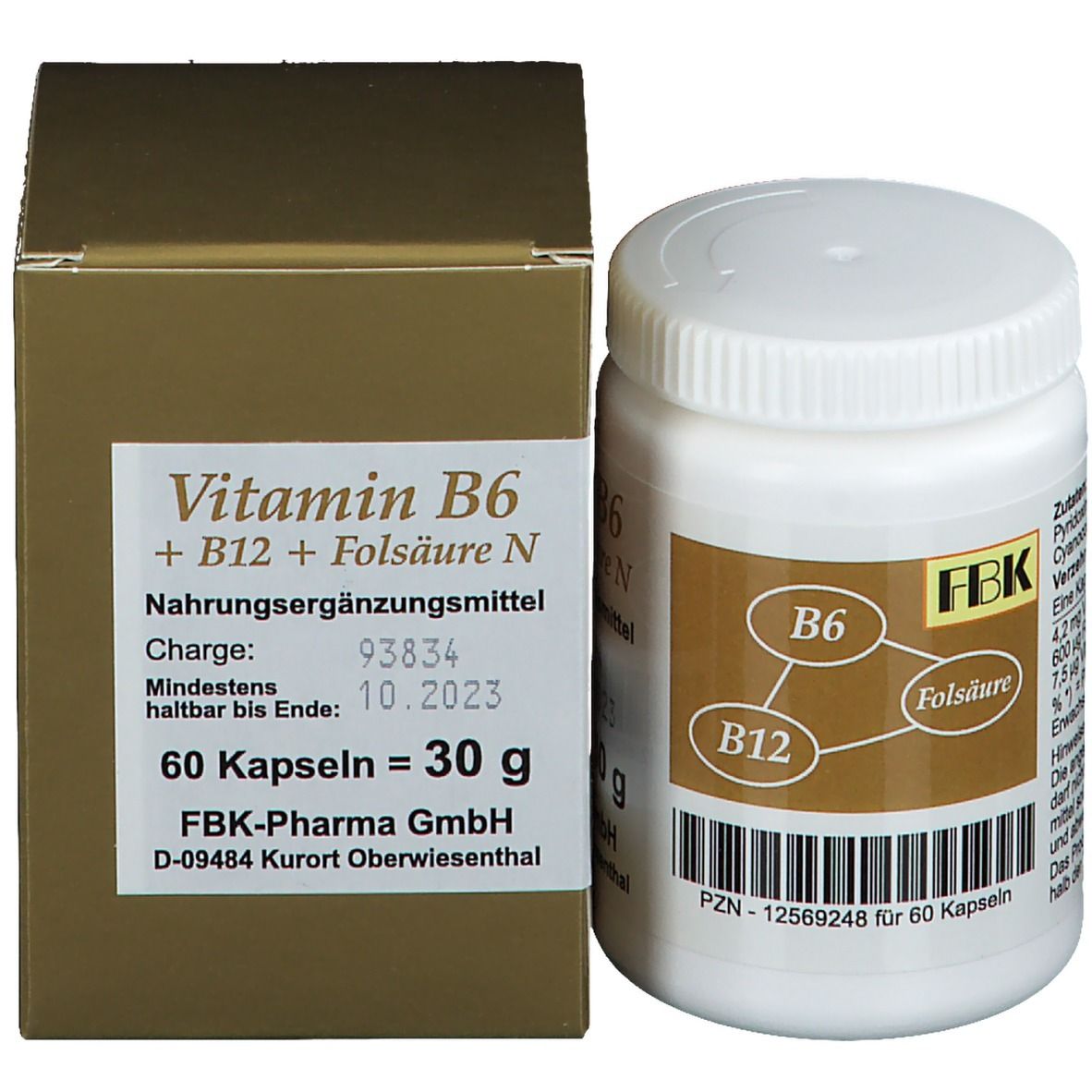 Vitamin B6 + B12 + Folsäure N