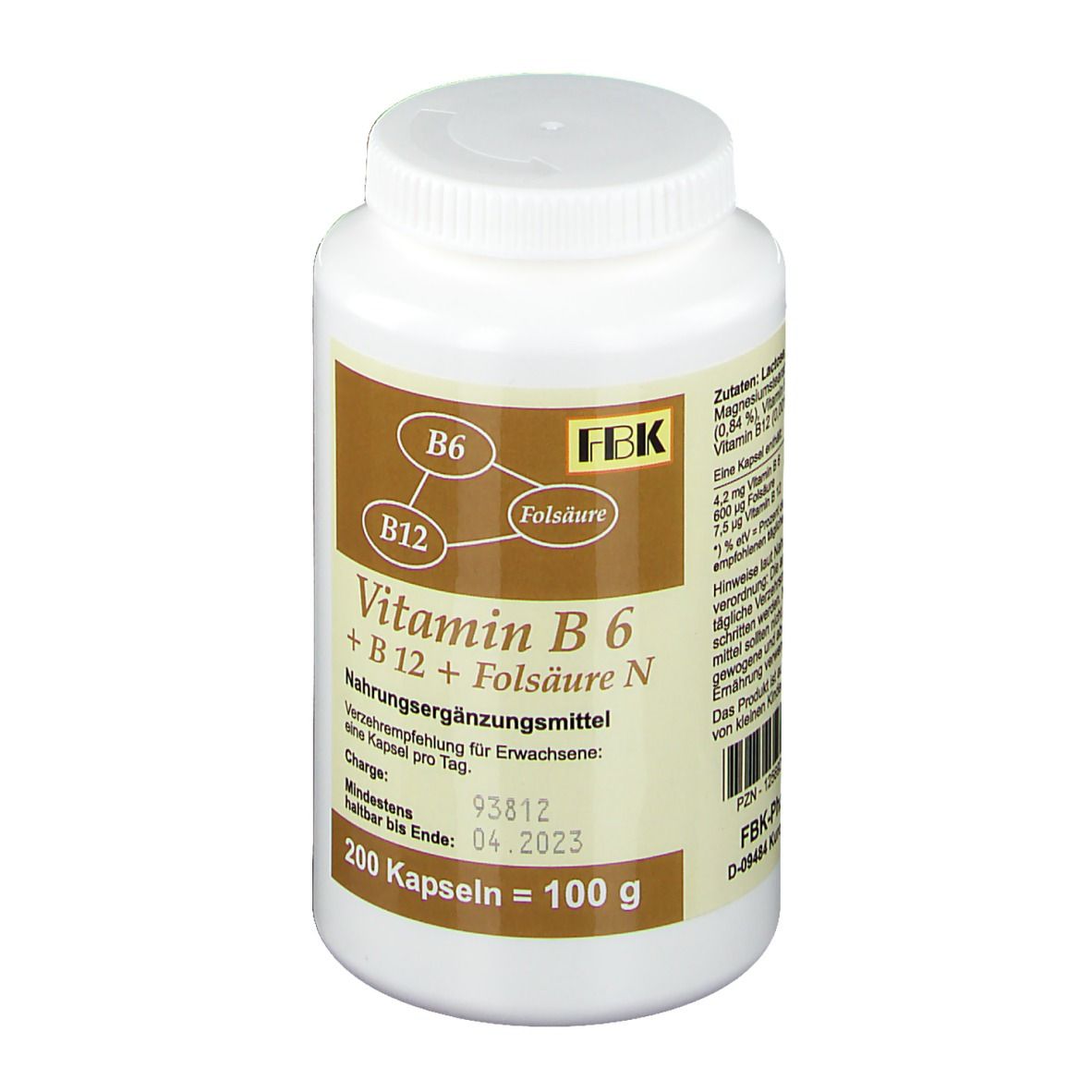 Vitamin B6 + B12 + Folsäure N