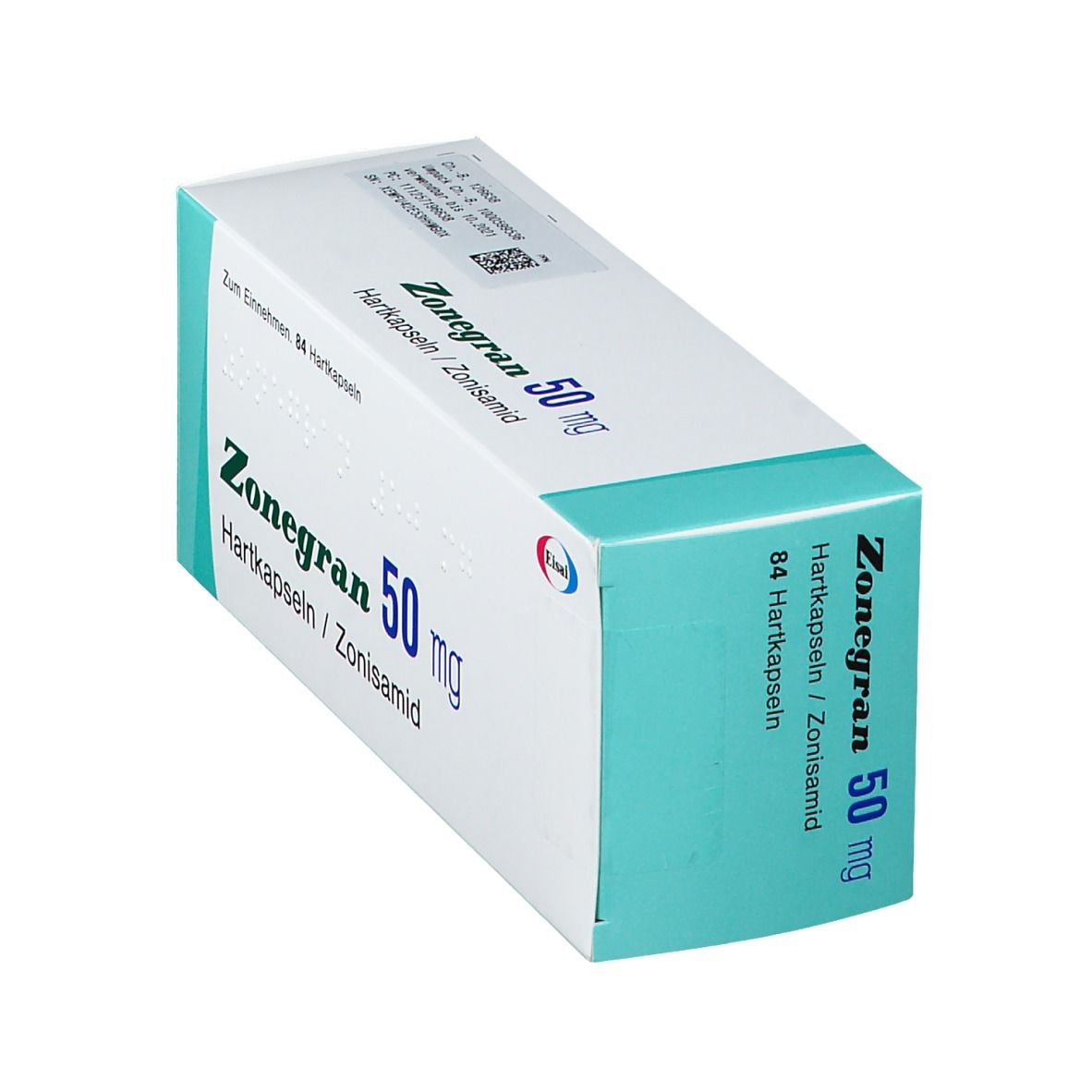 Zonegran 50 mg Hartkapseln 84 St