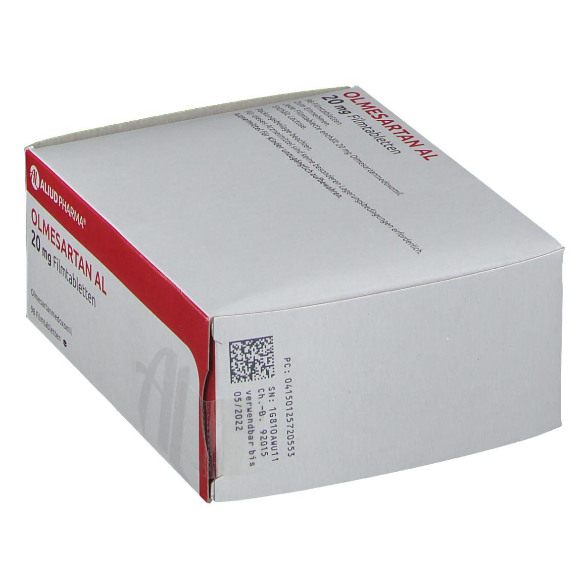 Olmesartan AL 20 mg Filmtabletten 98 St