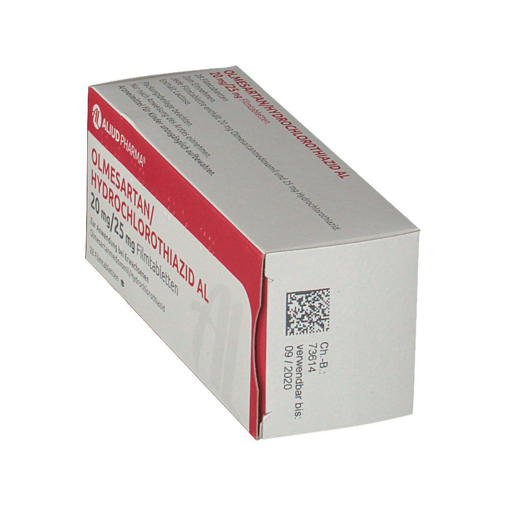 OLMESARTAN/Hydrochlorothiazid AL 20 mg/25 mg FTA 28 St Filmtabletten