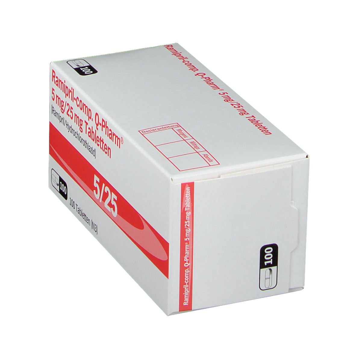 Ramipril-comp. Q-Pharm® 5 mg/25 mg