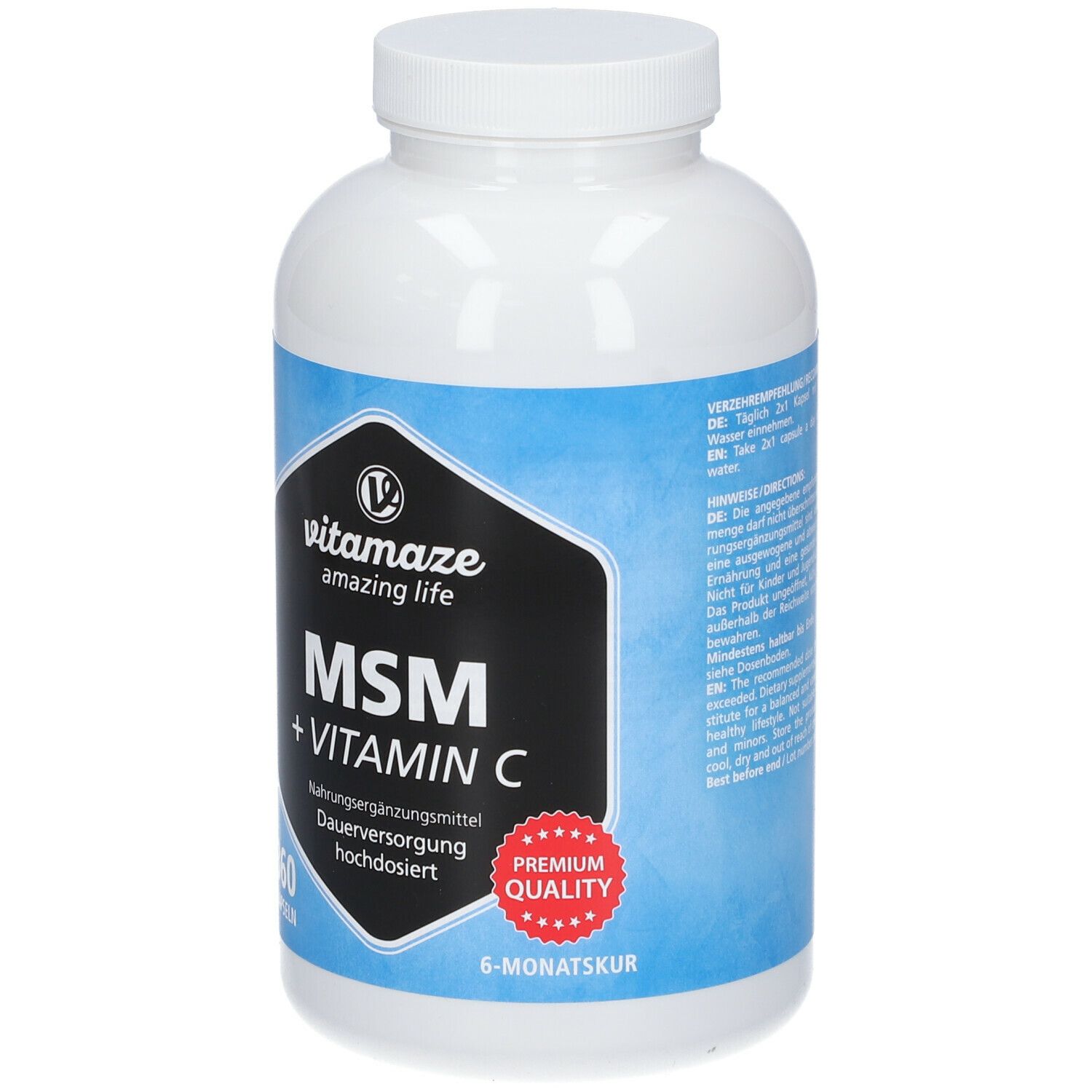 Vitamaze MSM HOCHDOSIERT + Vitamin C