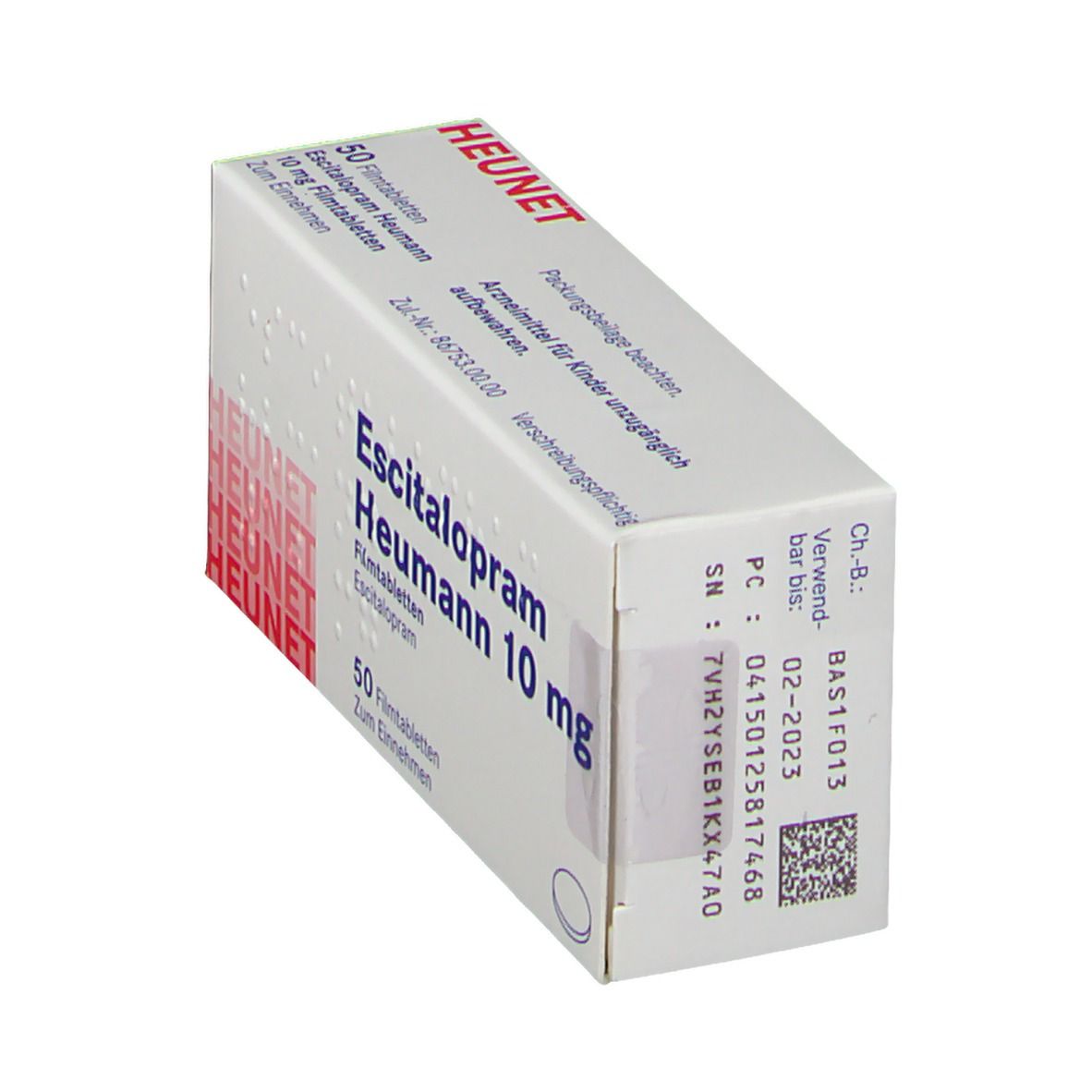 Escitalopram Heumann 10 mg Filmtabletten Heunet 50 St