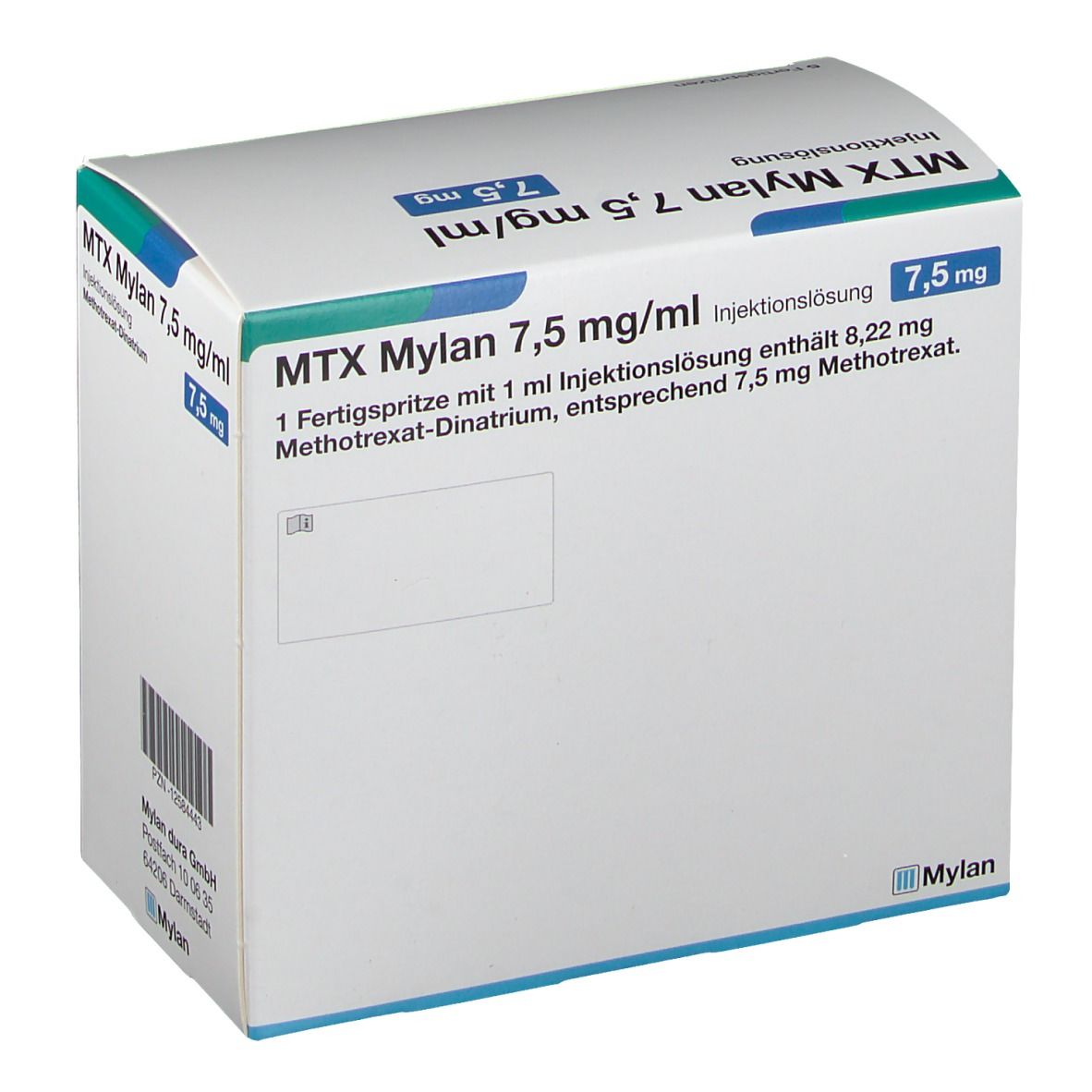 MTX Mylan 7,5 mg/ml 7,5 mg
