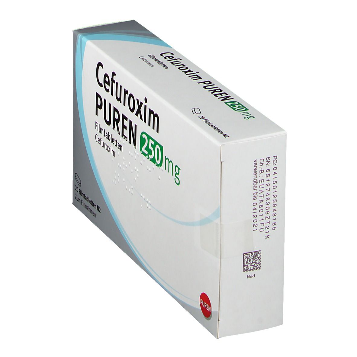 Cefuroxim Puren 250 mg Filmtabletten 20 St